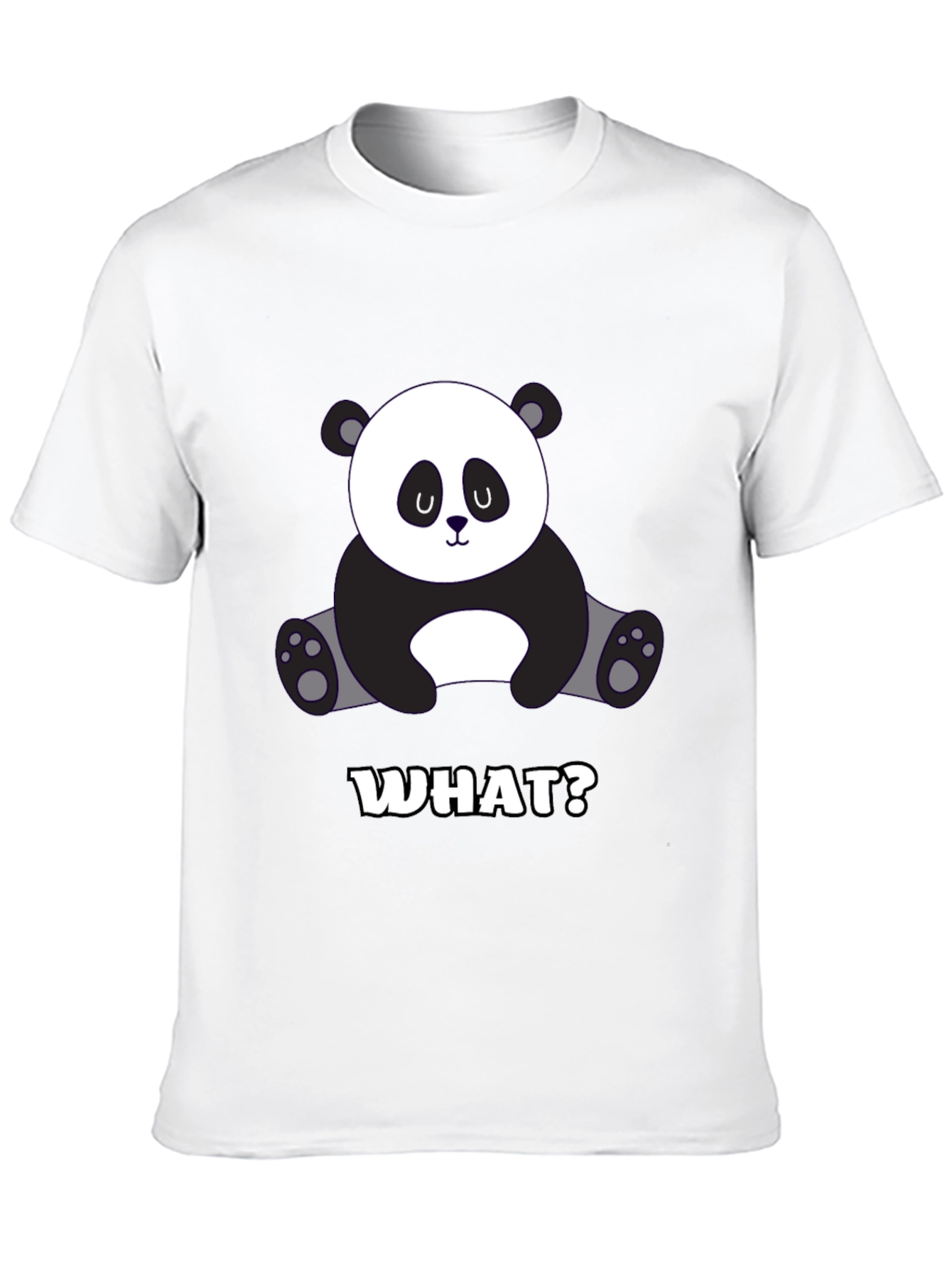 Funny Panda T-Shirt - WHAT? Design