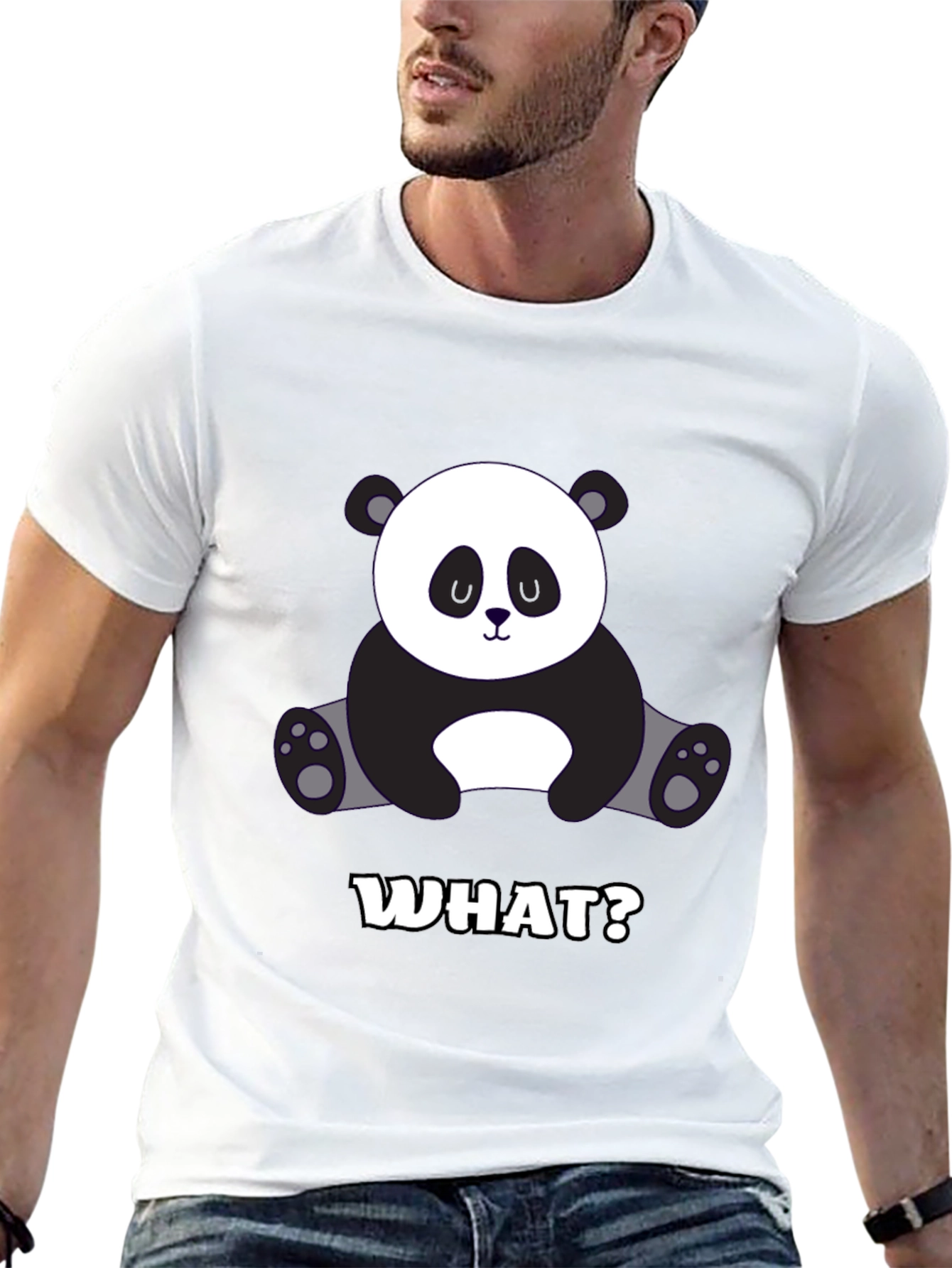 Funny Panda T-Shirt - WHAT? Design