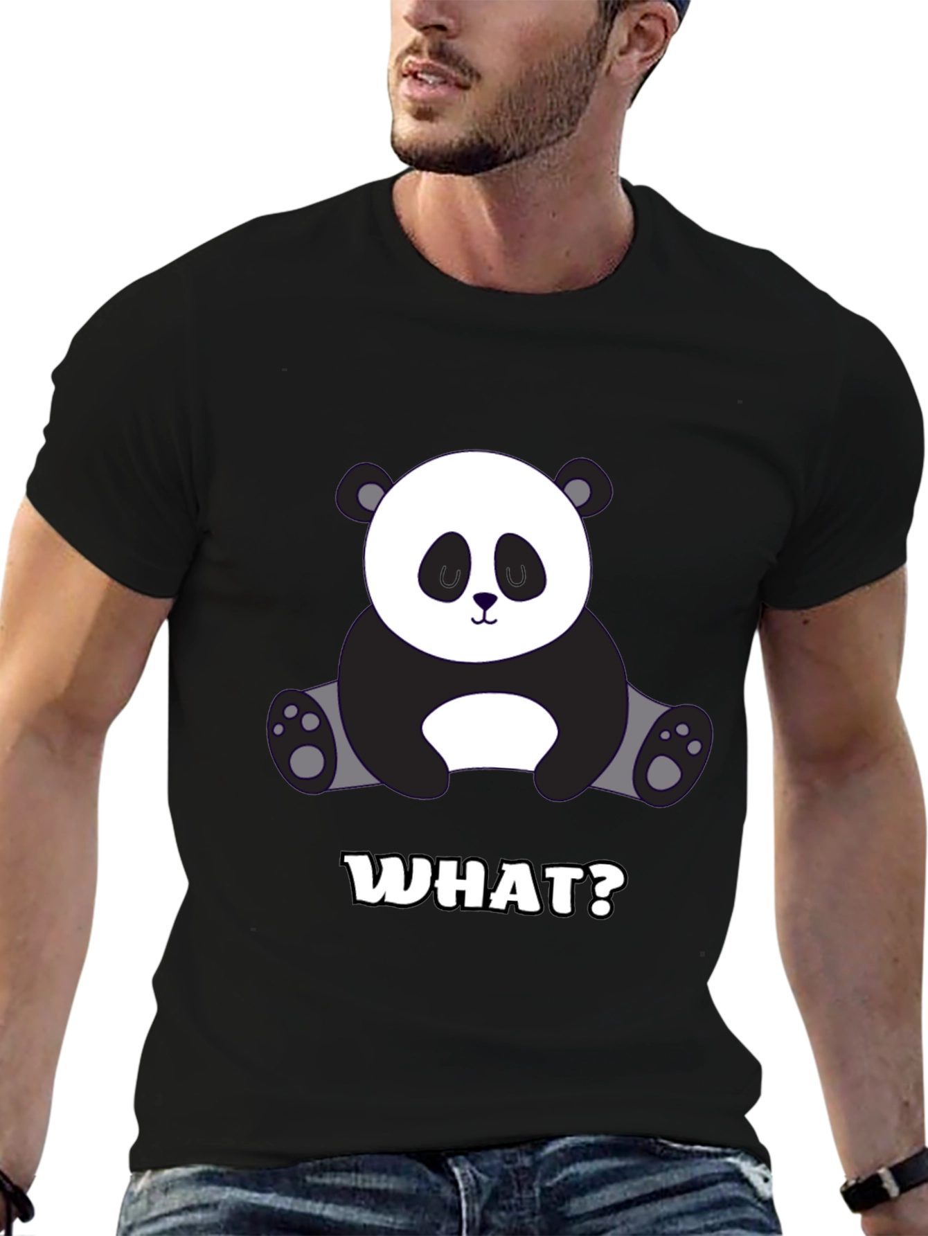 Funny Panda T-Shirt - WHAT? Design