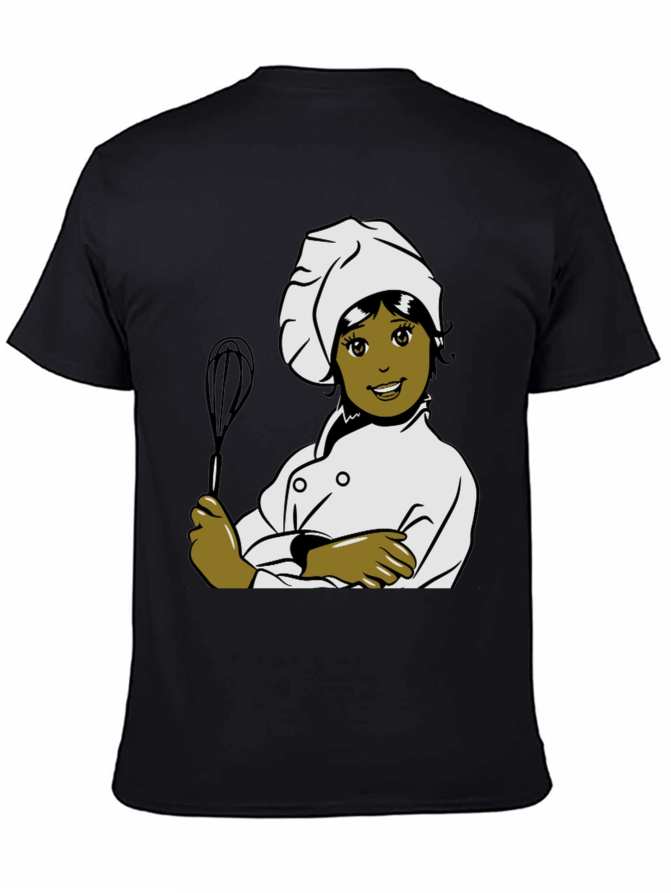 Chef Woman Cartoon Graphic T-Shirt