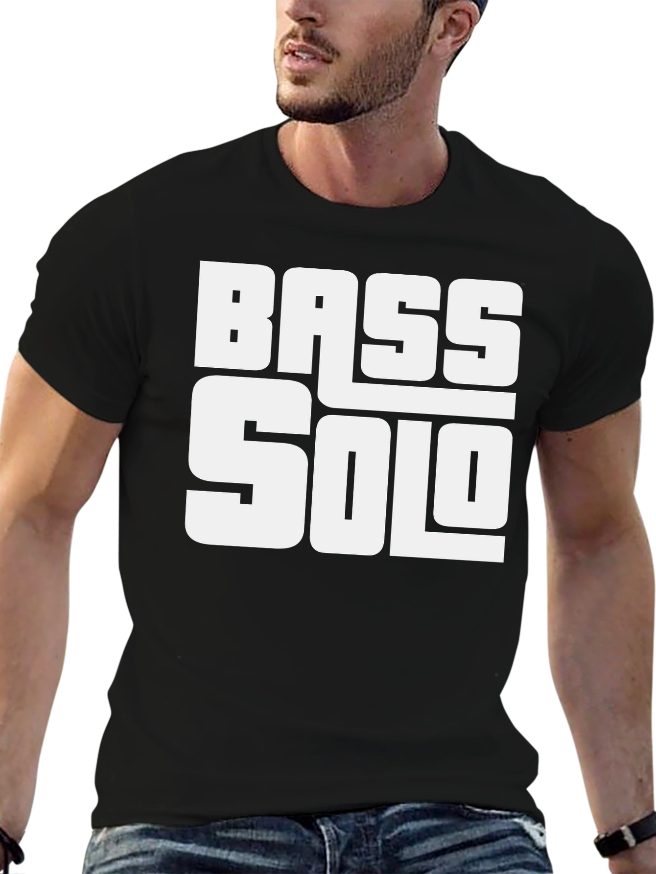 Bass Solo Graphic T-Shirt - Black