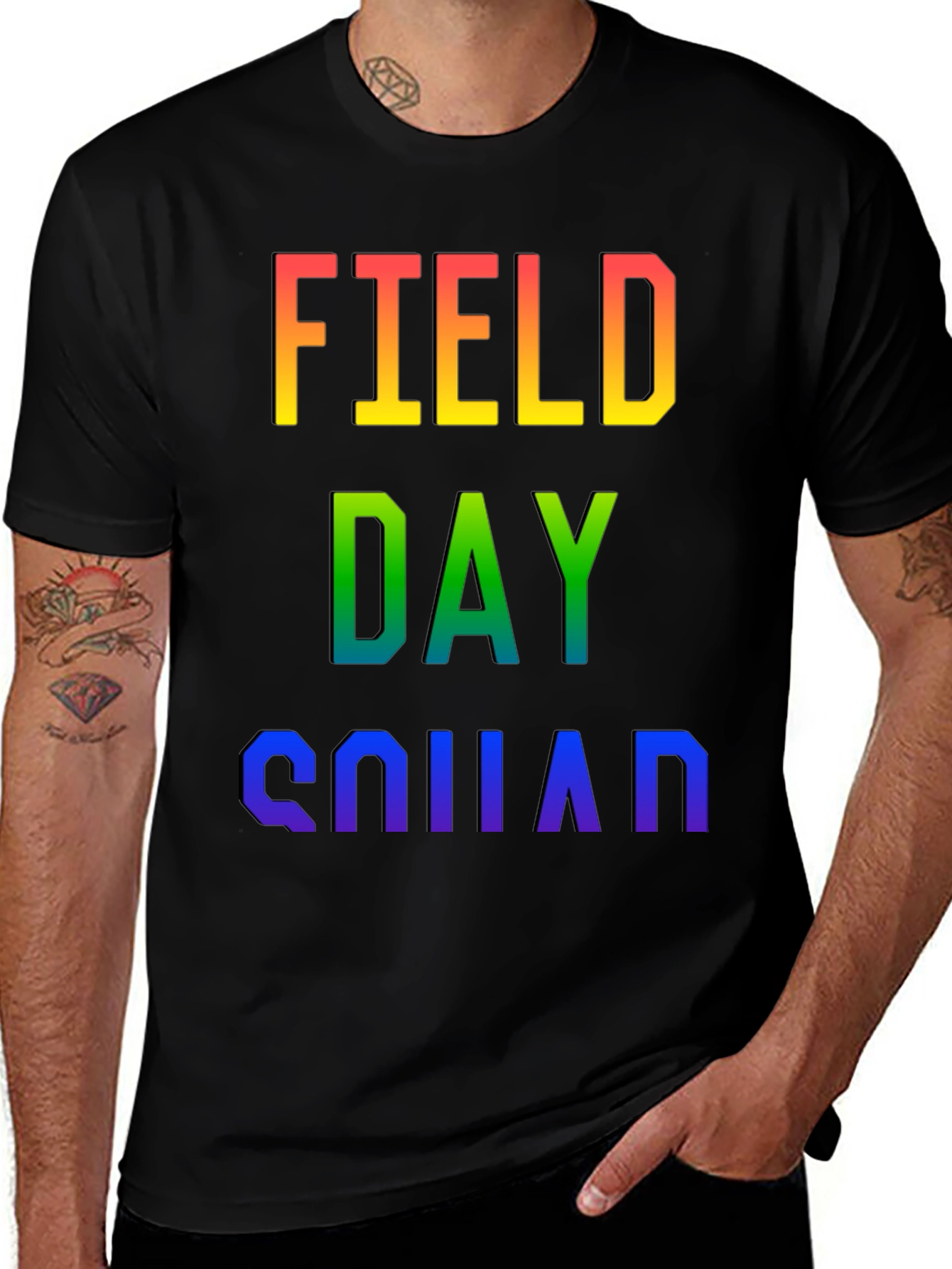 Rainbow Field Day Squad T-Shirt