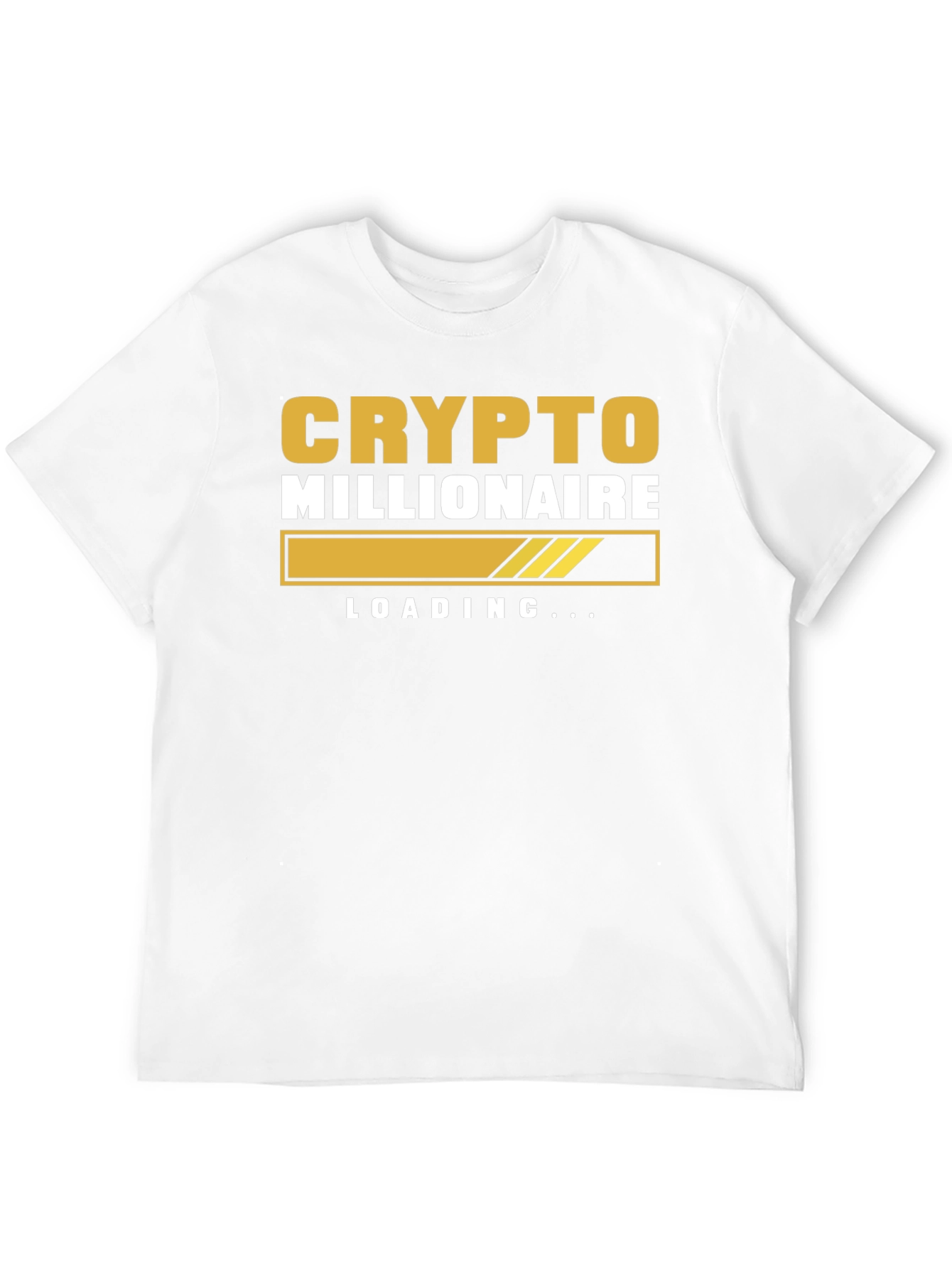 Crypto Millionaire Loading Black T-Shirt
