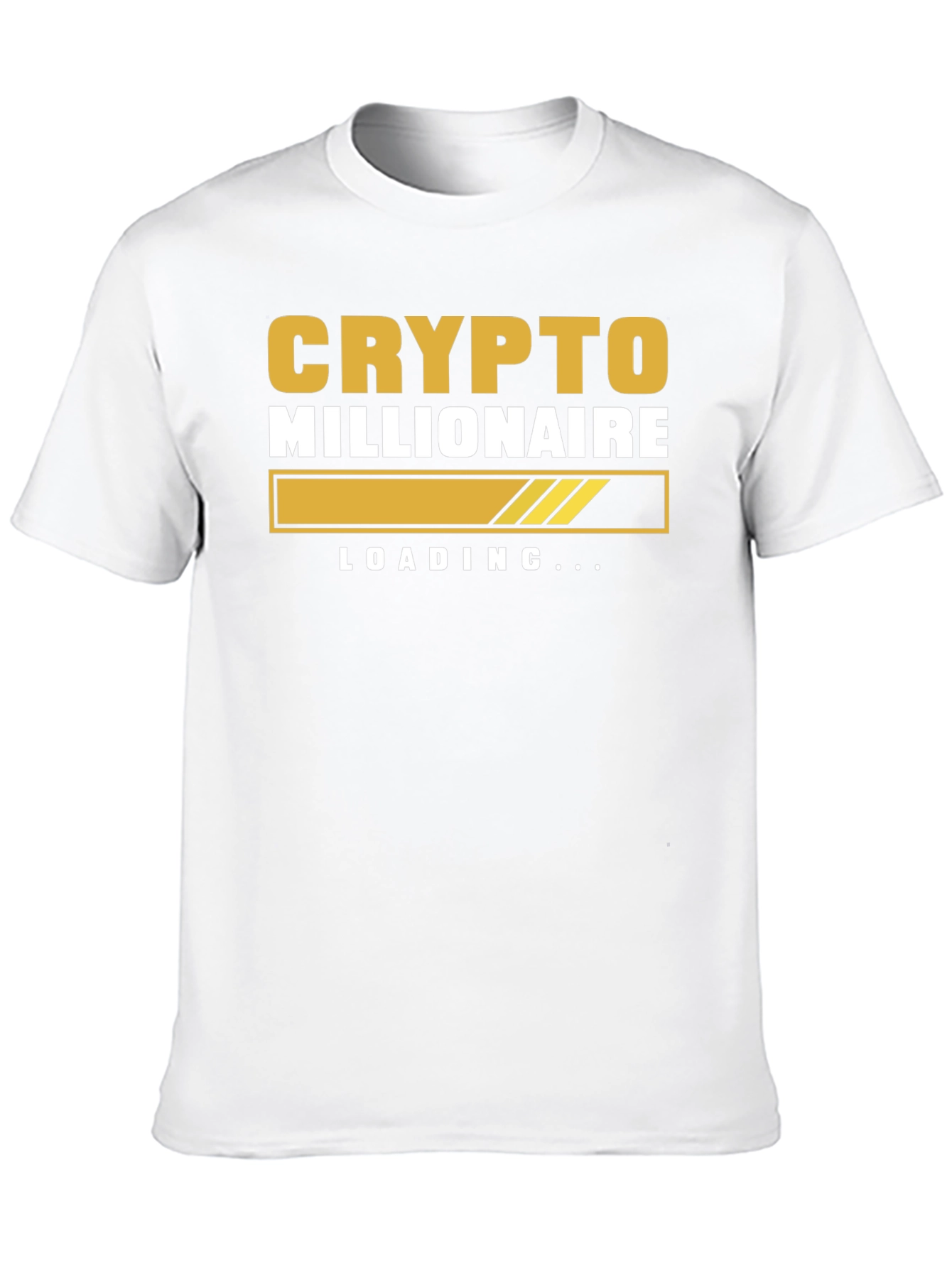 Crypto Millionaire Loading Black T-Shirt