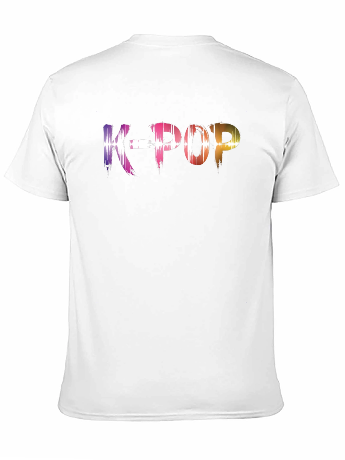 K-Pop Graphic Print Crew Neck T-Shirt