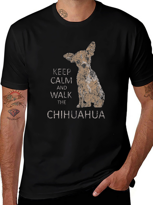 Keep Calm Chihuahua Graphic Tee