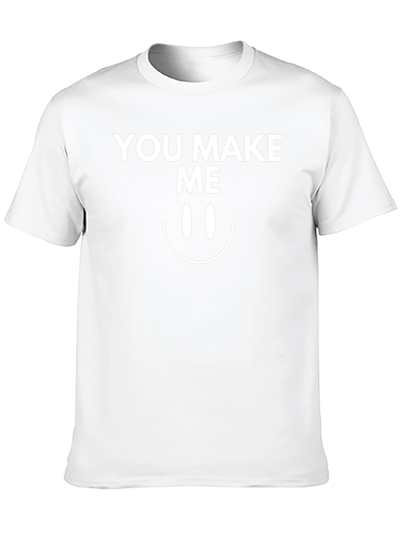 You Make Me Smile Black T-Shirt