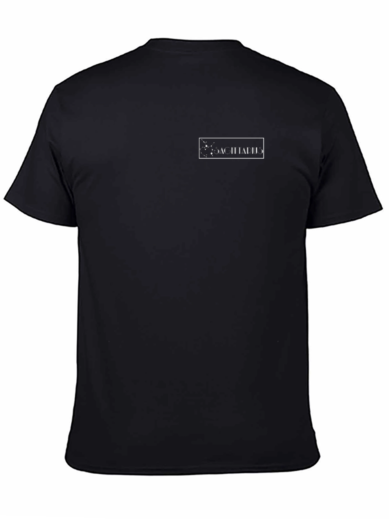 Sagittarius Constellation Black T-Shirt