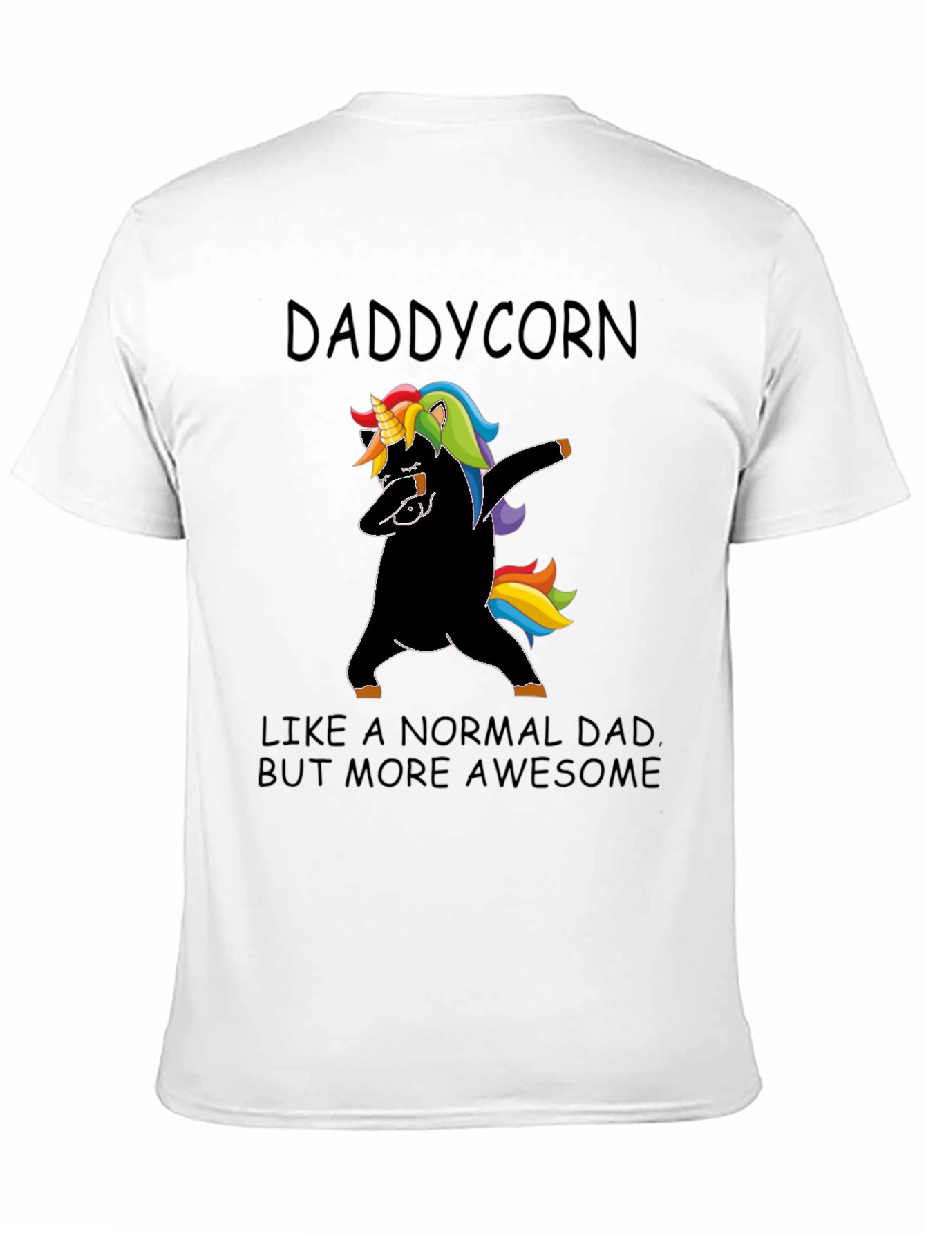 Daddycorn Dad Joke Black T-Shirt