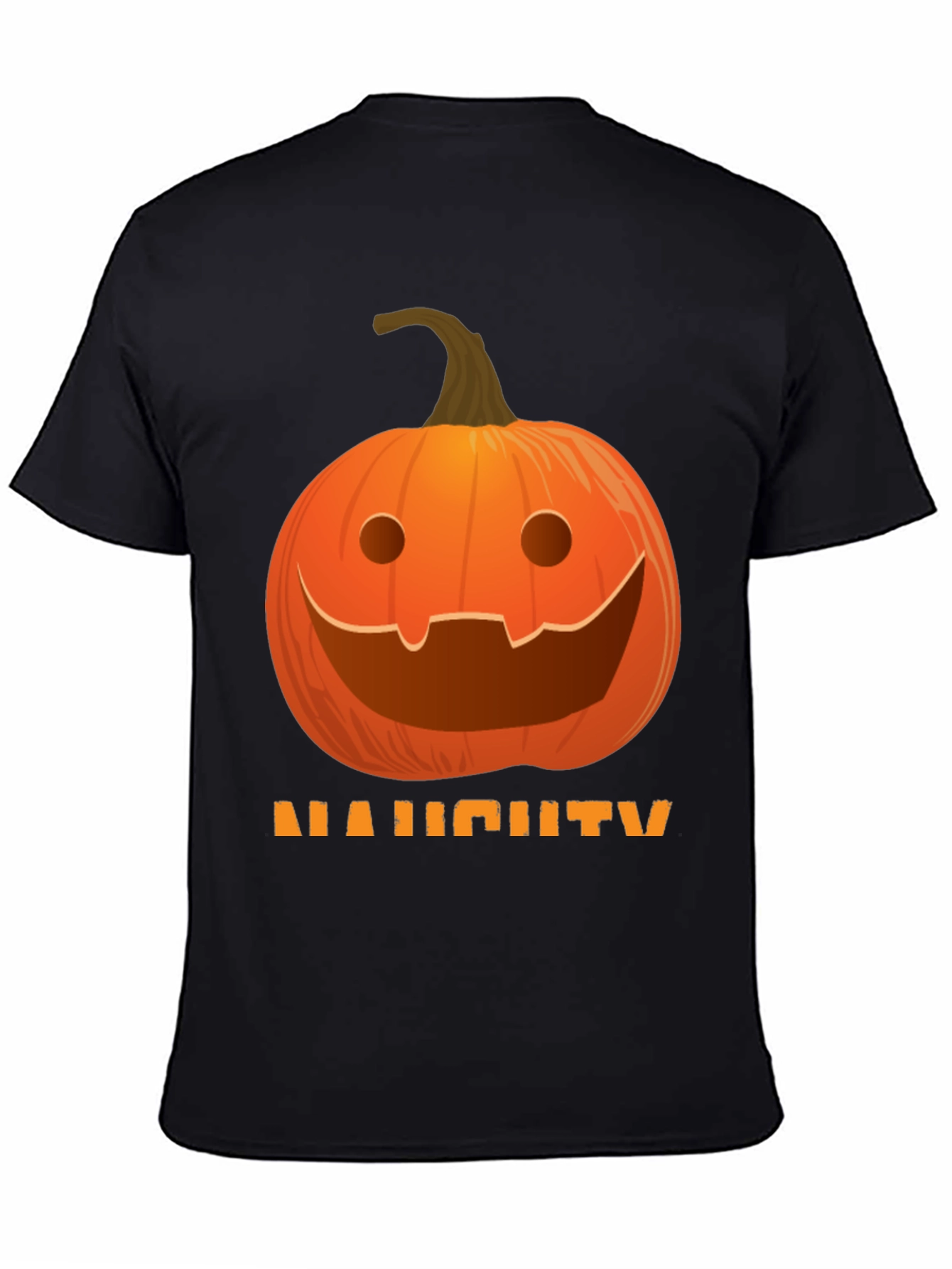 Pumpkin Naughty Halloween Graphic Tee