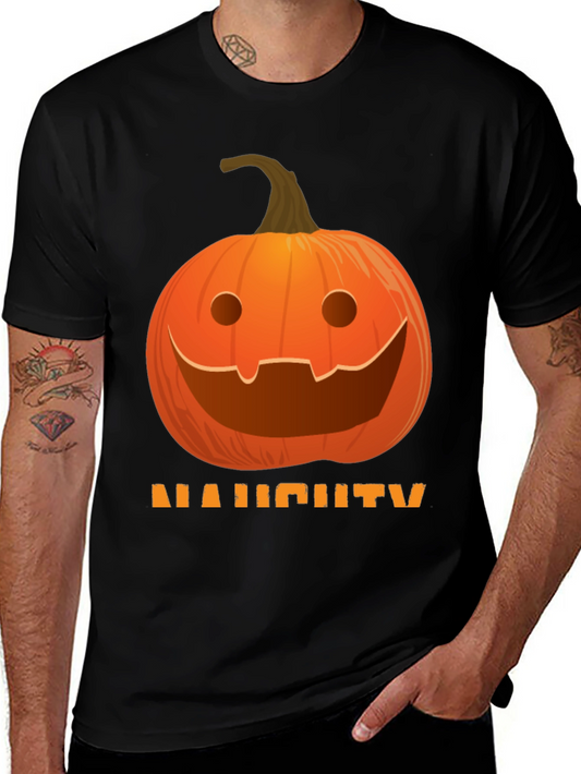 Pumpkin Naughty Halloween Graphic Tee