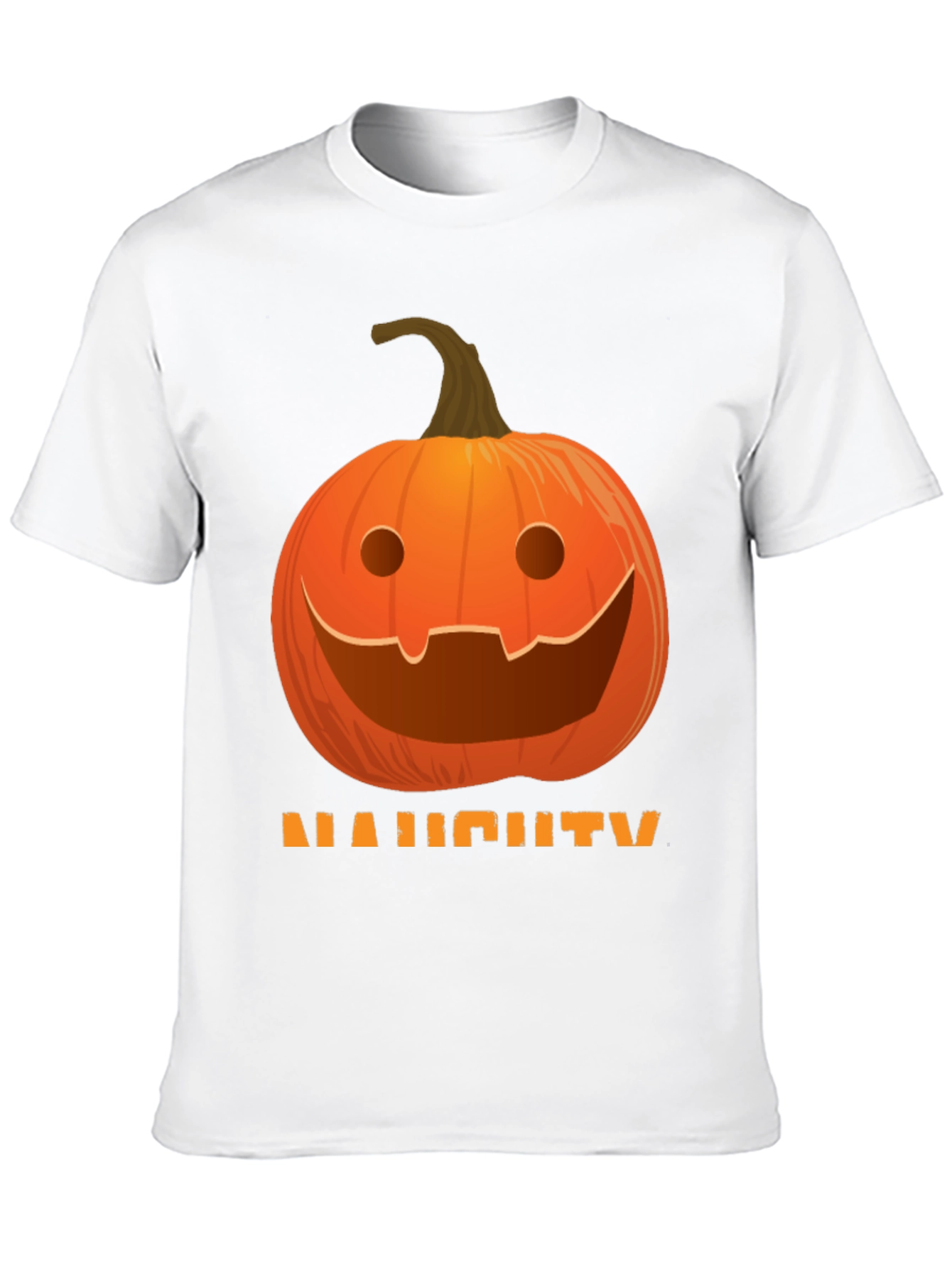 Pumpkin Naughty Halloween Graphic Tee