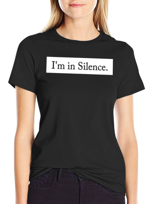 Im in Silence Graphic Tee - Mens Black T-Shirt