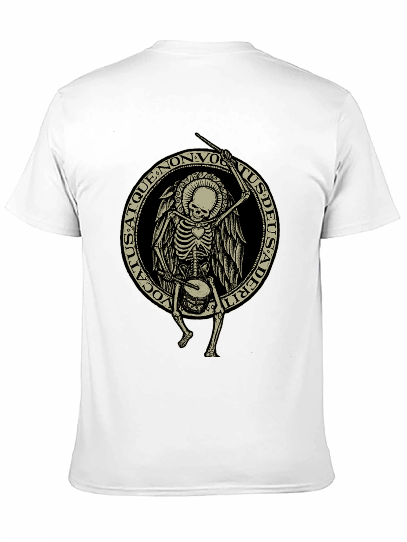 Skeleton Drummer Graphic Tee