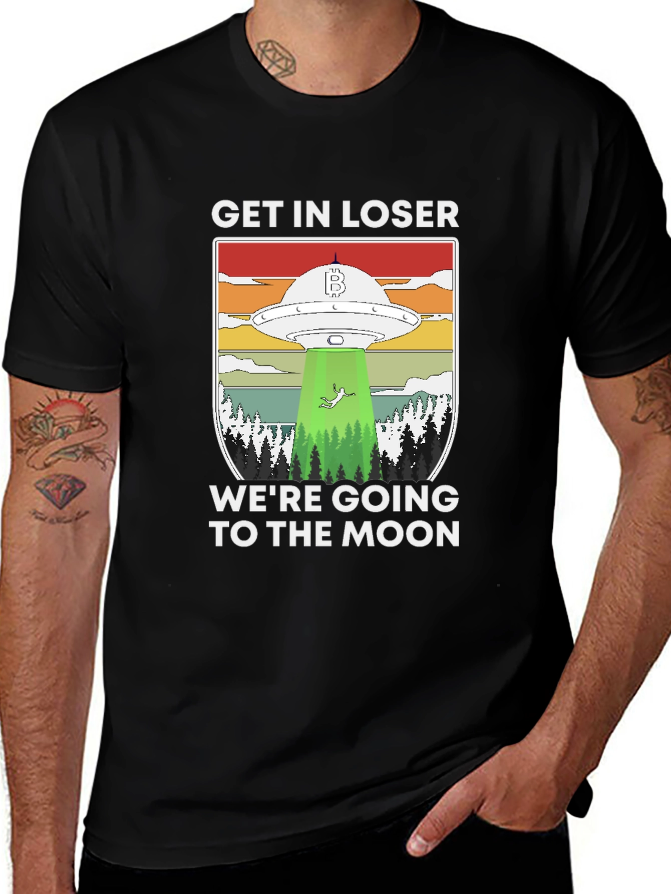 Get In Loser Were Going to the Moon T-Shirt