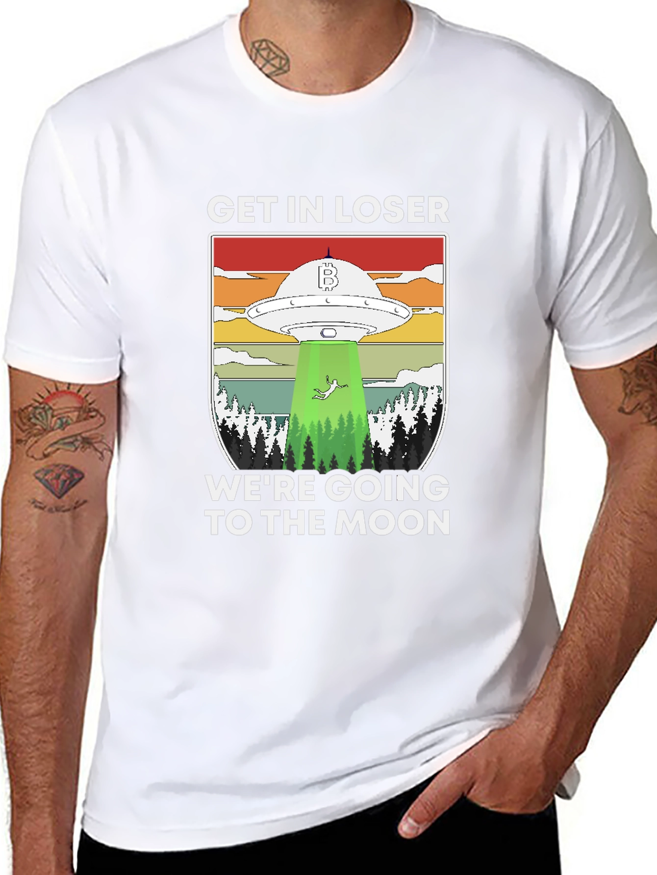 Get In Loser Were Going to the Moon T-Shirt
