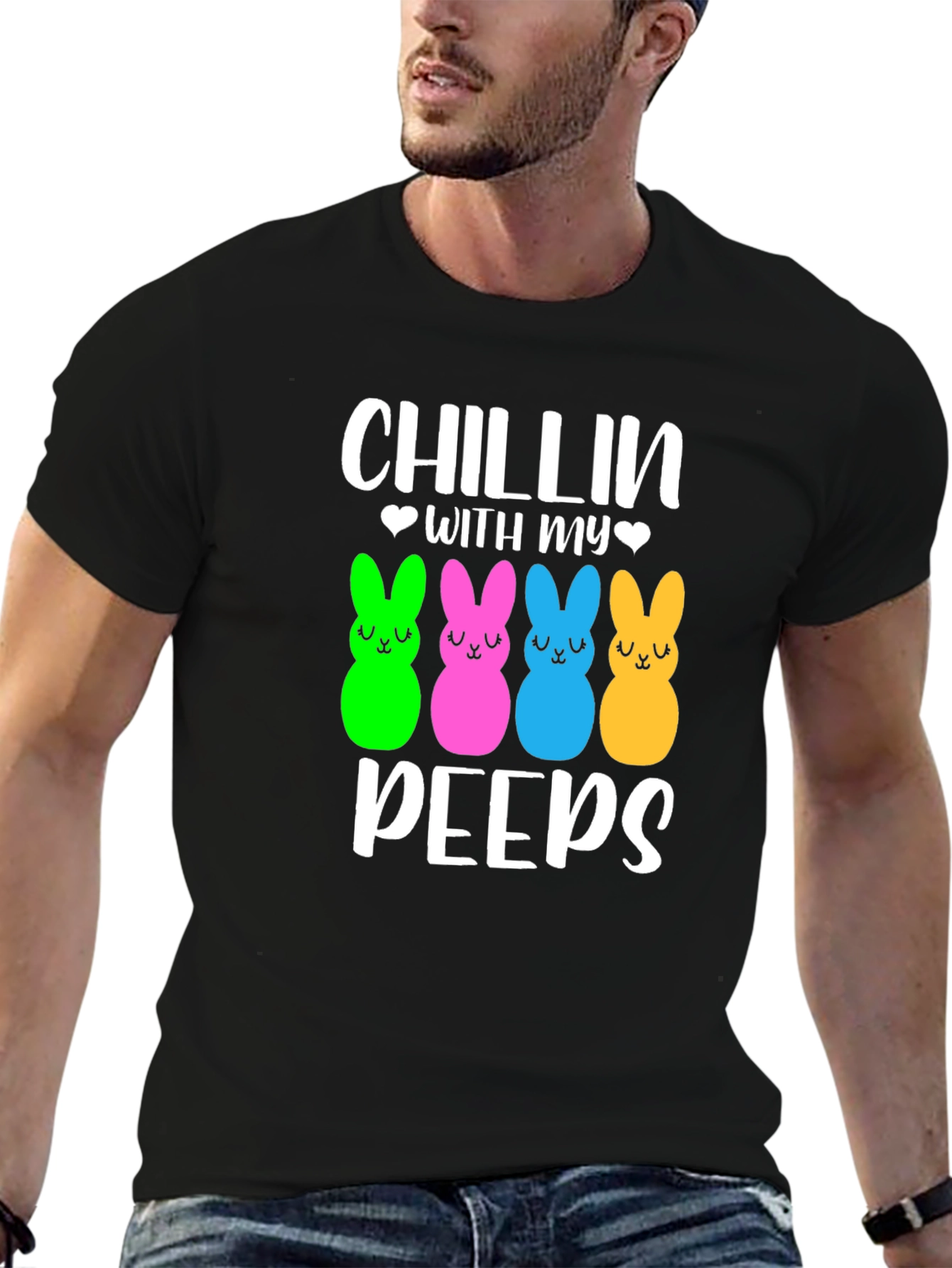 Chillin With My Peeps T-Shirt Easter Holiday