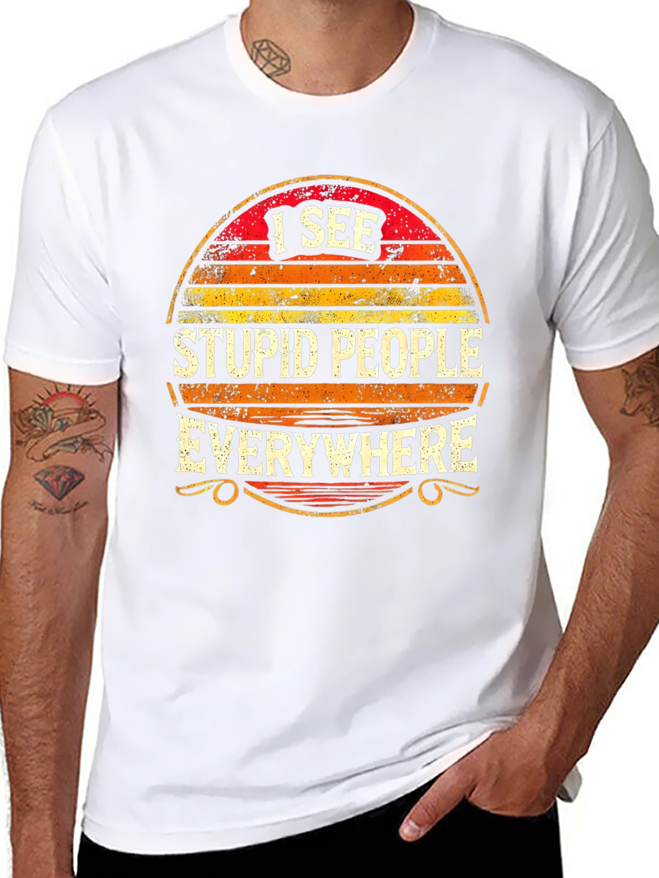 I See Stupid People Everywhere Graphic Tee