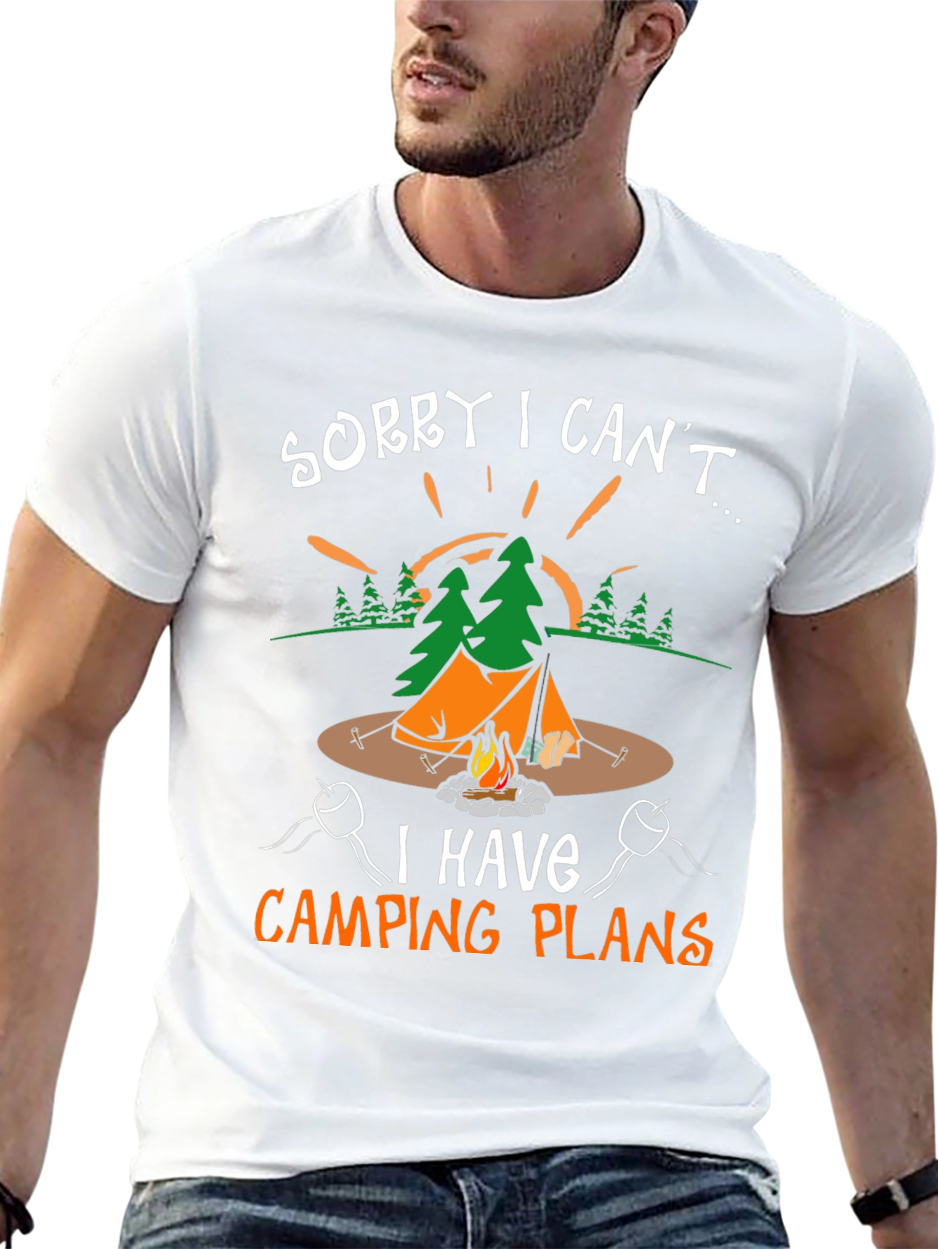 Camping Plans Graphic T-Shirt