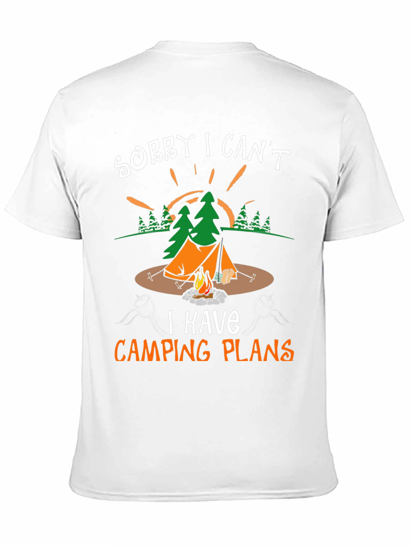 Camping Plans Graphic T-Shirt