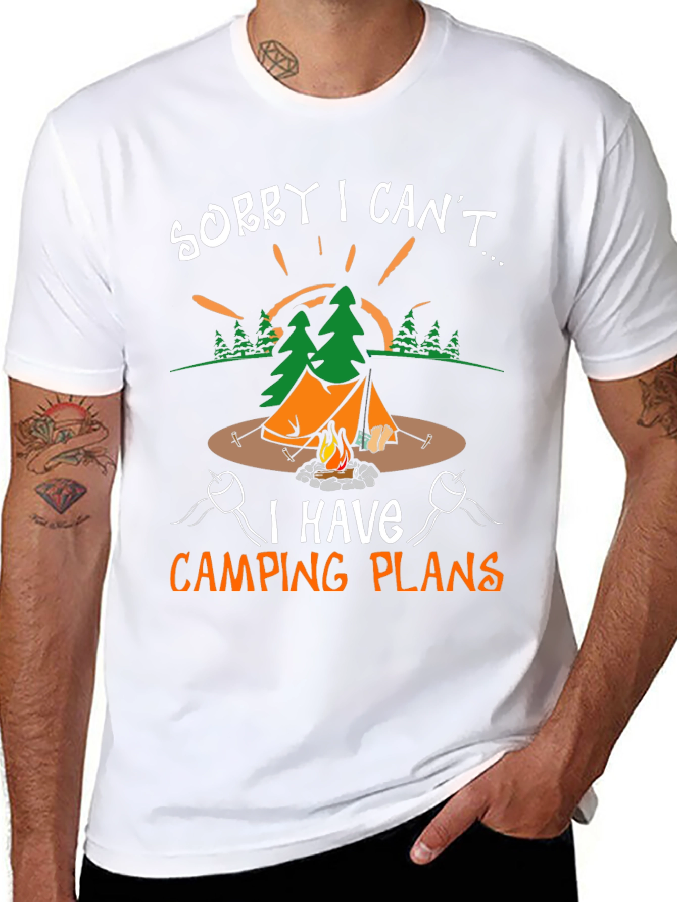 Camping Plans Graphic T-Shirt