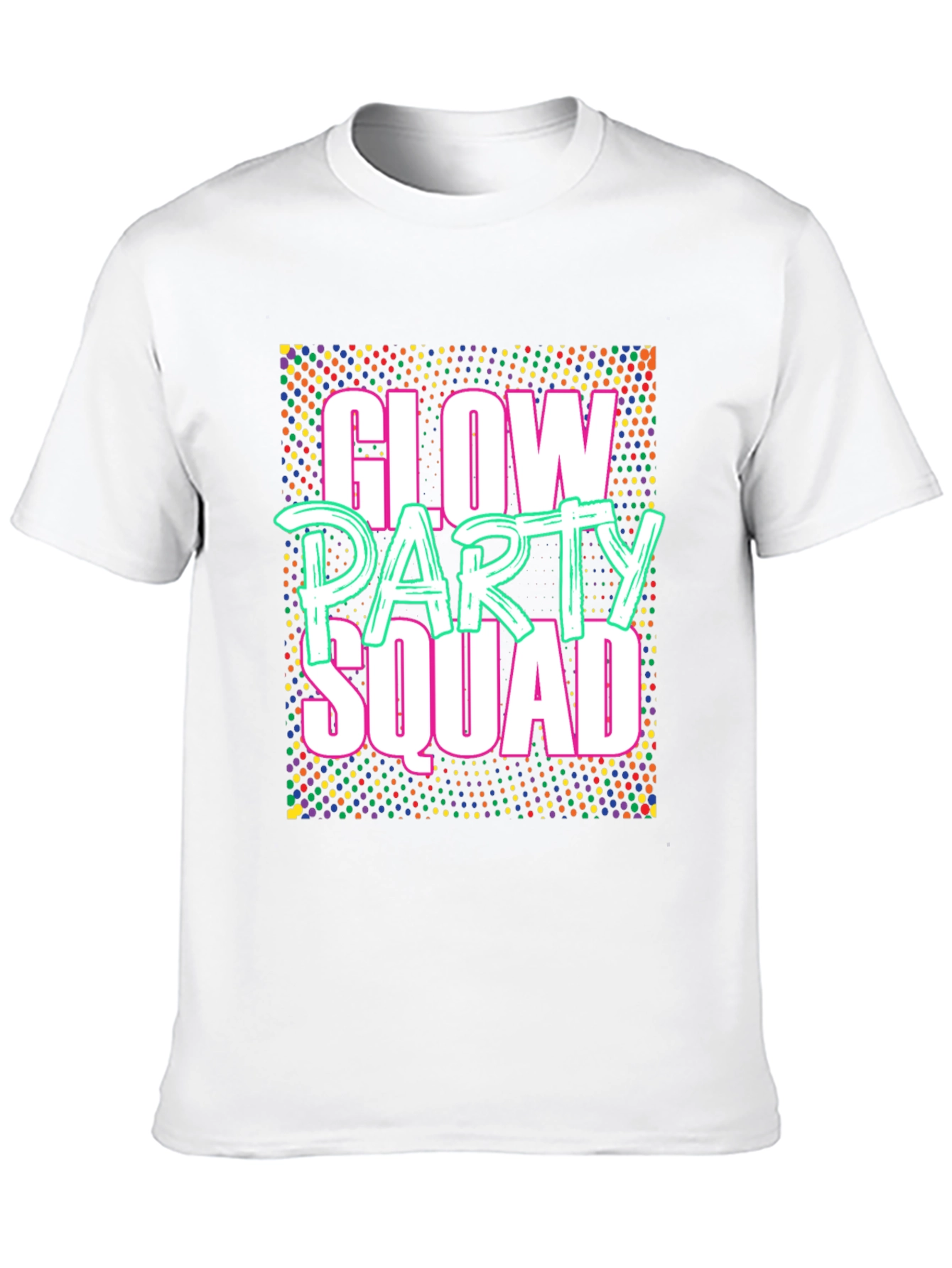 Glow Party Squad Tee - Neon Rave T-Shirt