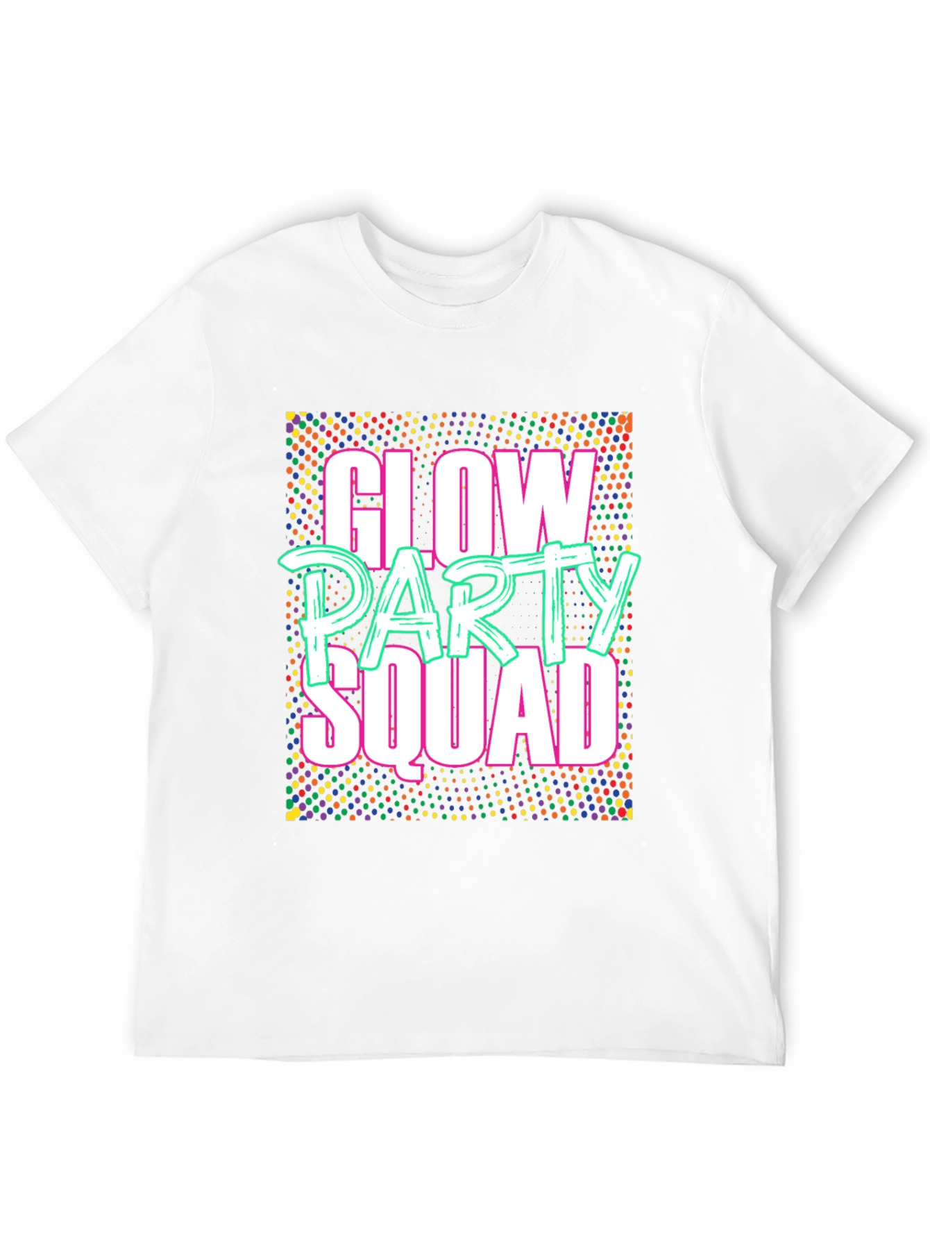 Glow Party Squad Tee - Neon Rave T-Shirt