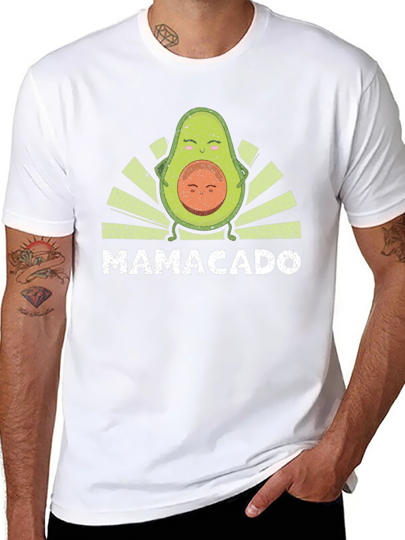 Mamacado Funny Avocado Mothers Day T-Shirt
