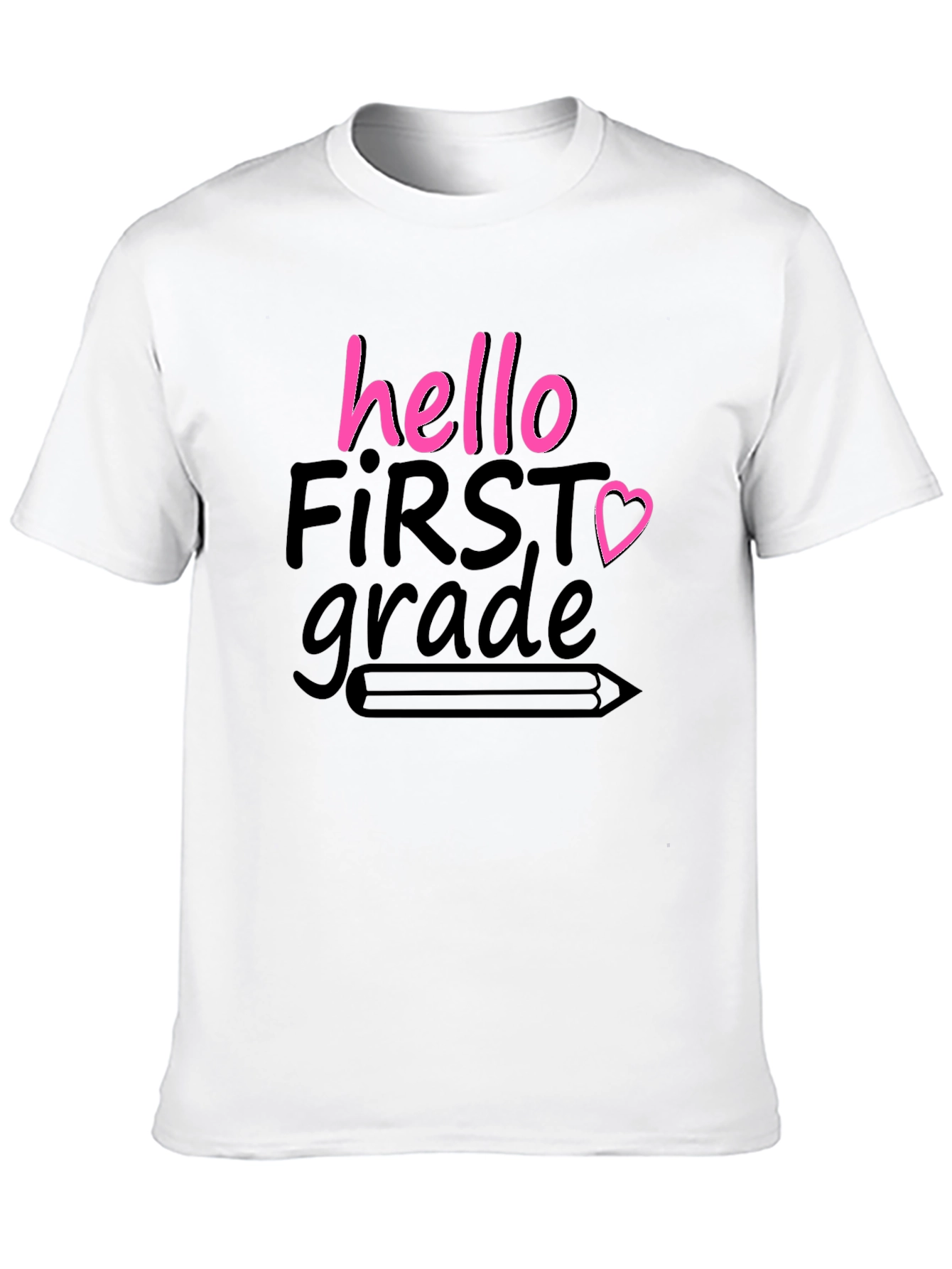 Hello First Grade T-Shirt Back to School Tee