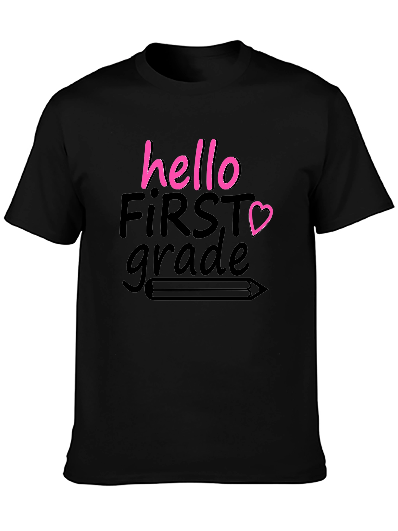 Hello First Grade T-Shirt Back to School Tee