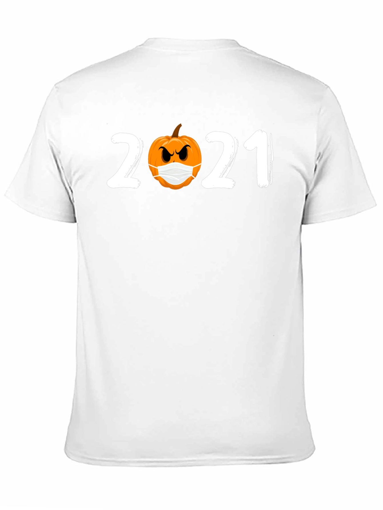 Halloween 2021 Masked Pumpkin T-Shirt