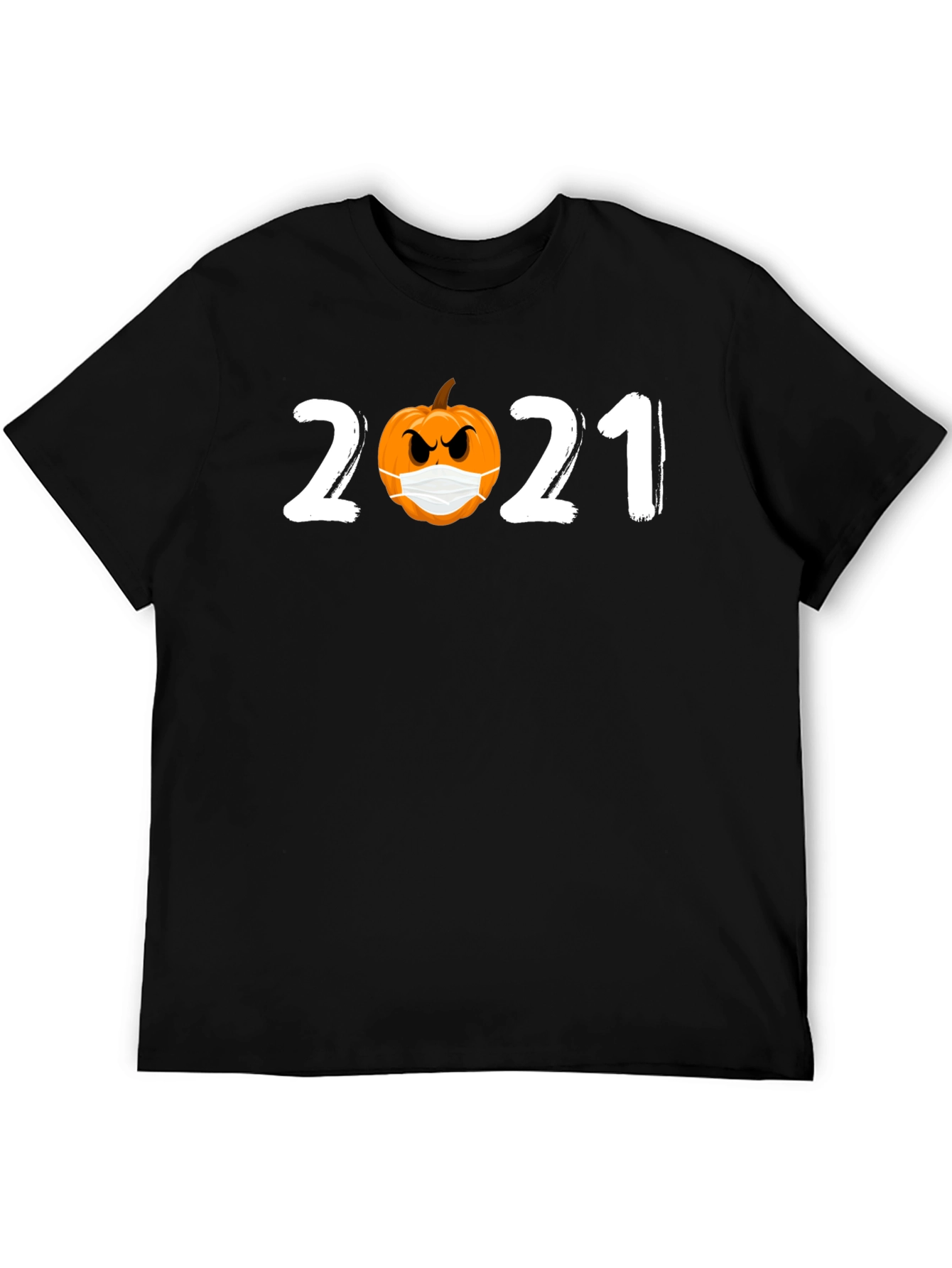 Halloween 2021 Masked Pumpkin T-Shirt