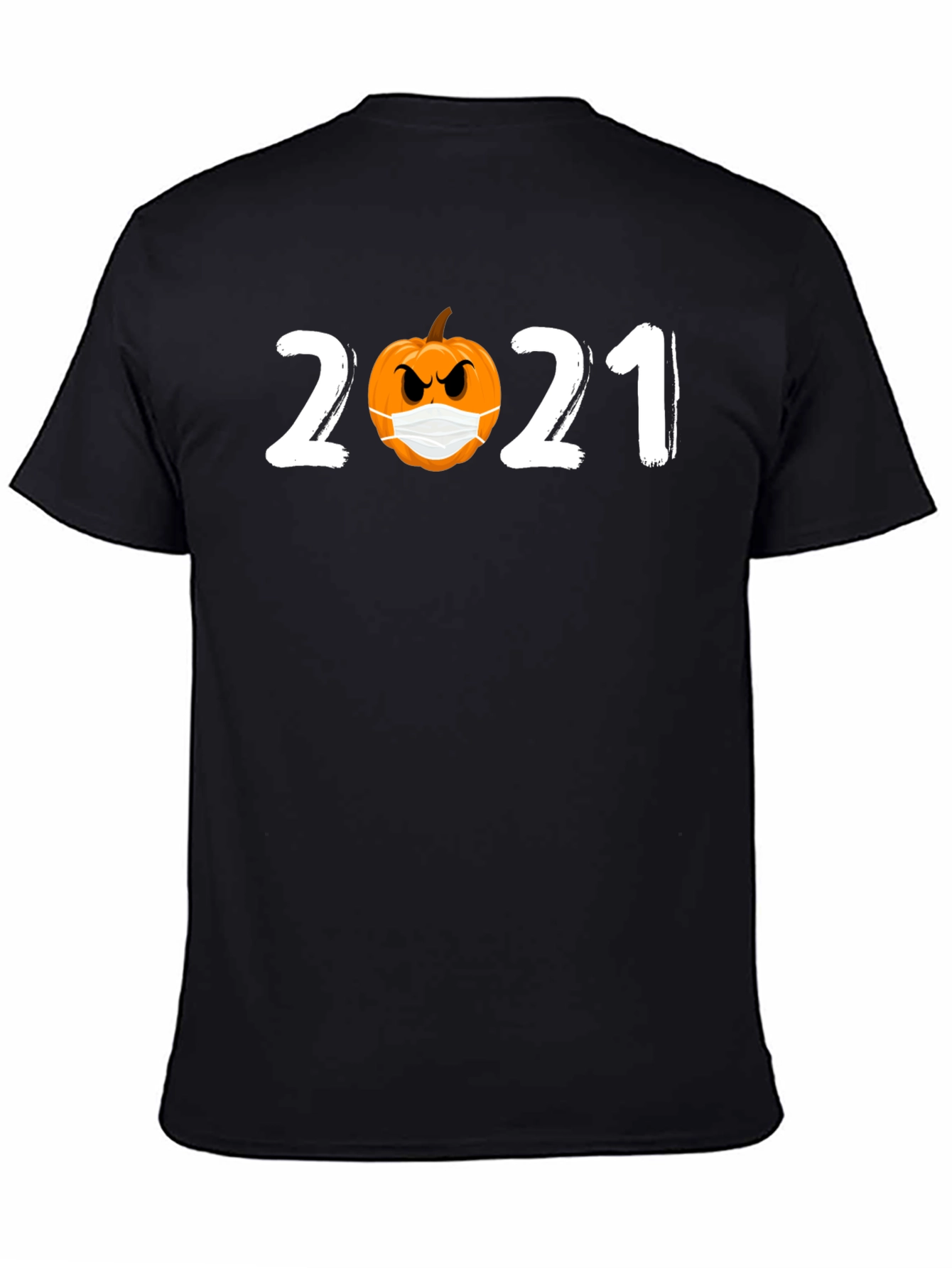 Halloween 2021 Masked Pumpkin T-Shirt