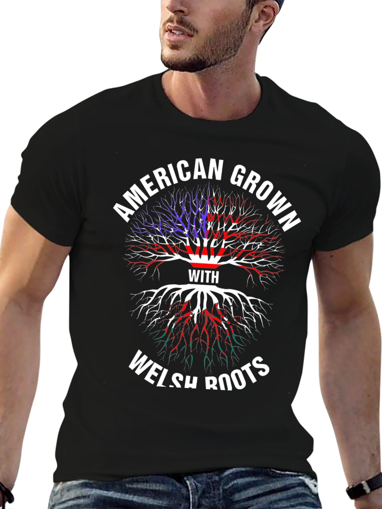 American Grown with Welsh Roots T-Shirt