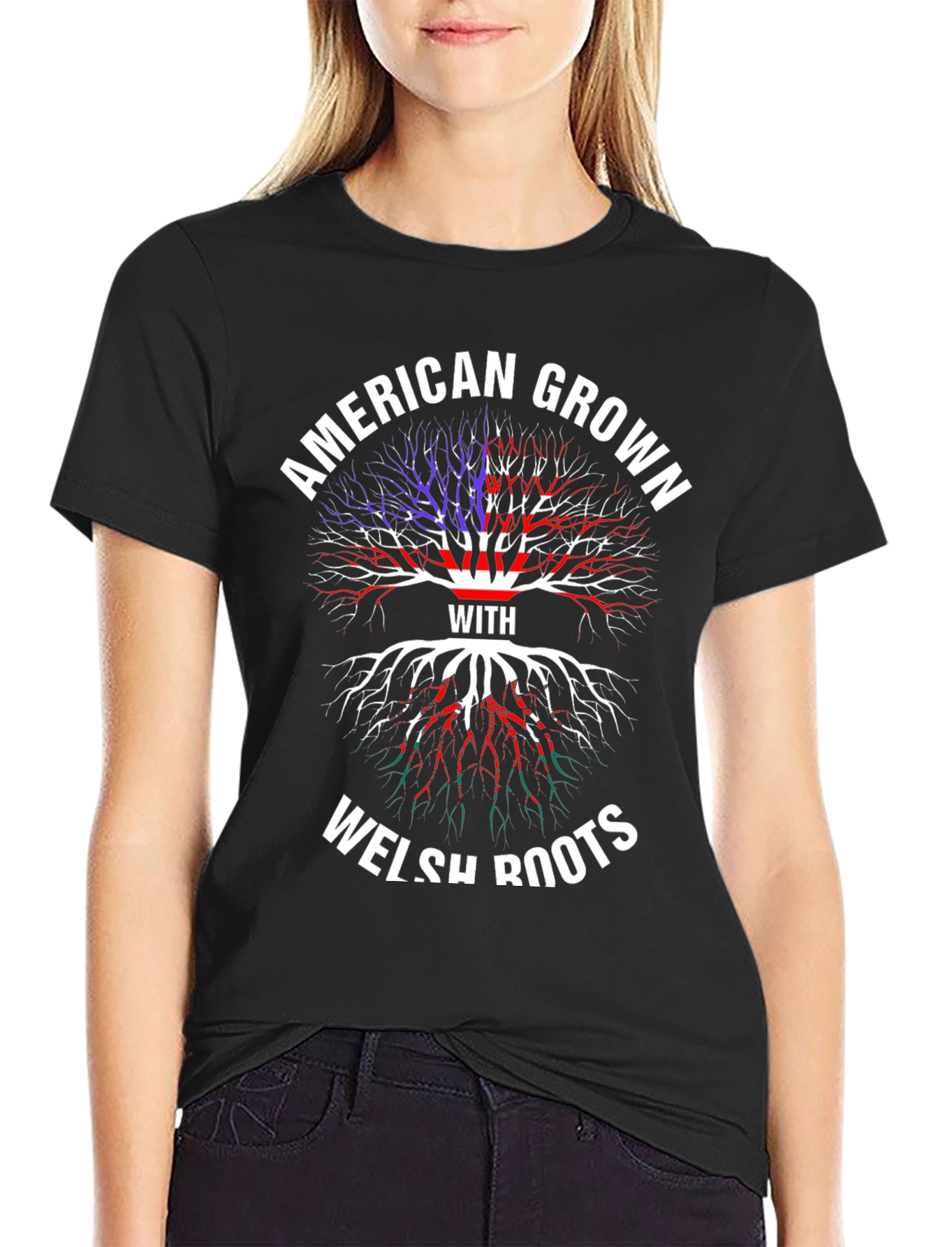 American Grown with Welsh Roots T-Shirt