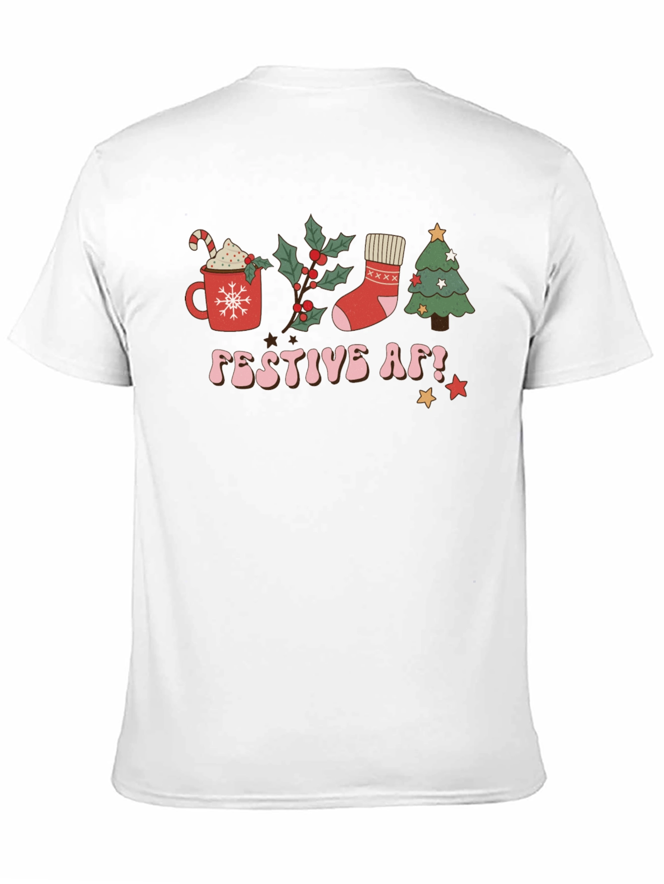 Festive AF T-Shirt - Holiday Celebration Tee