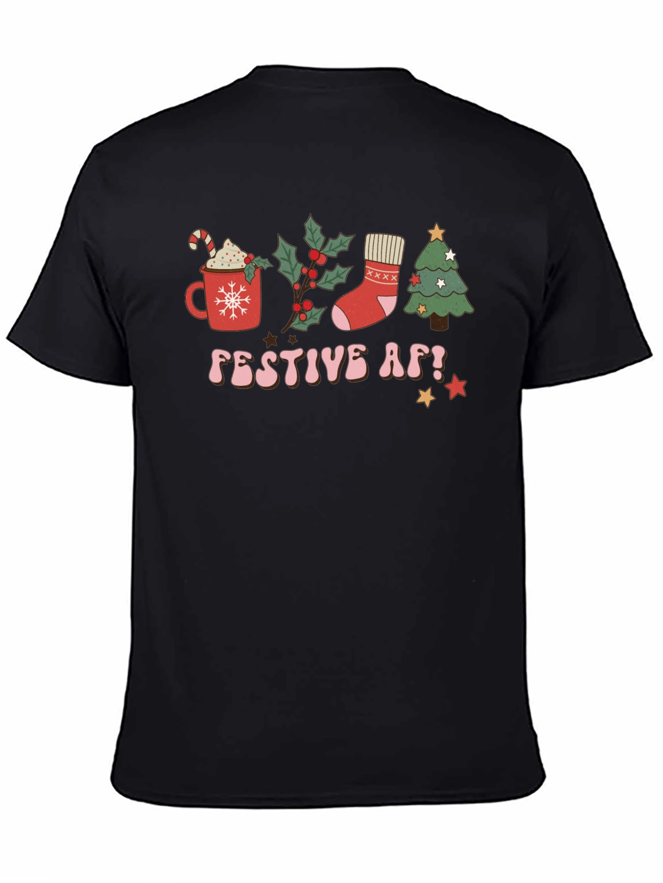 Festive AF T-Shirt - Holiday Celebration Tee