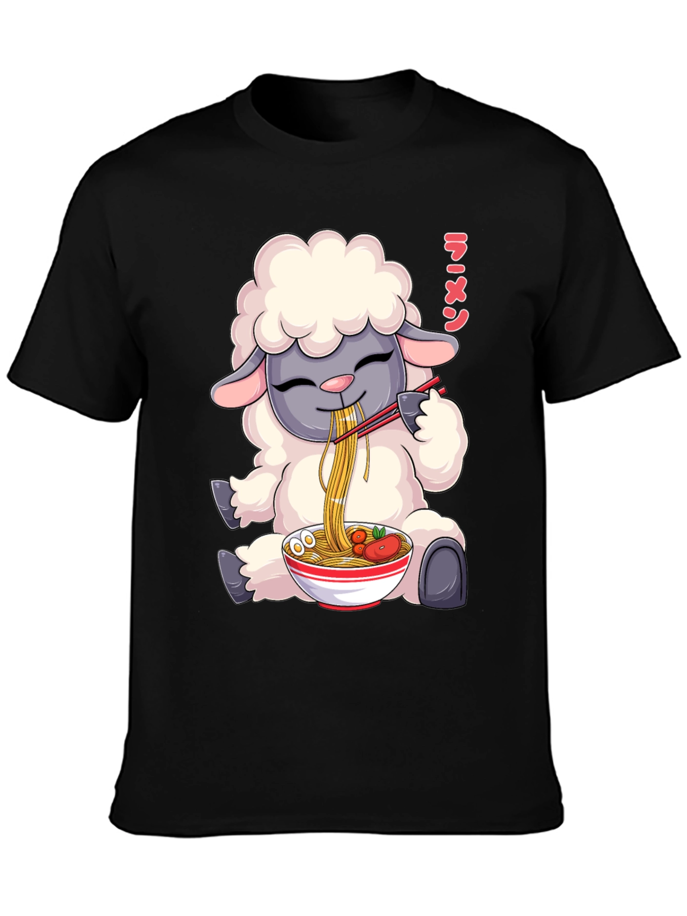 Ramen Loving Sheep T-Shirt
