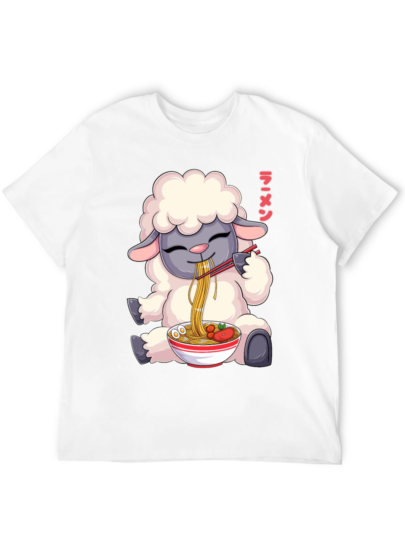 Ramen Loving Sheep T-Shirt