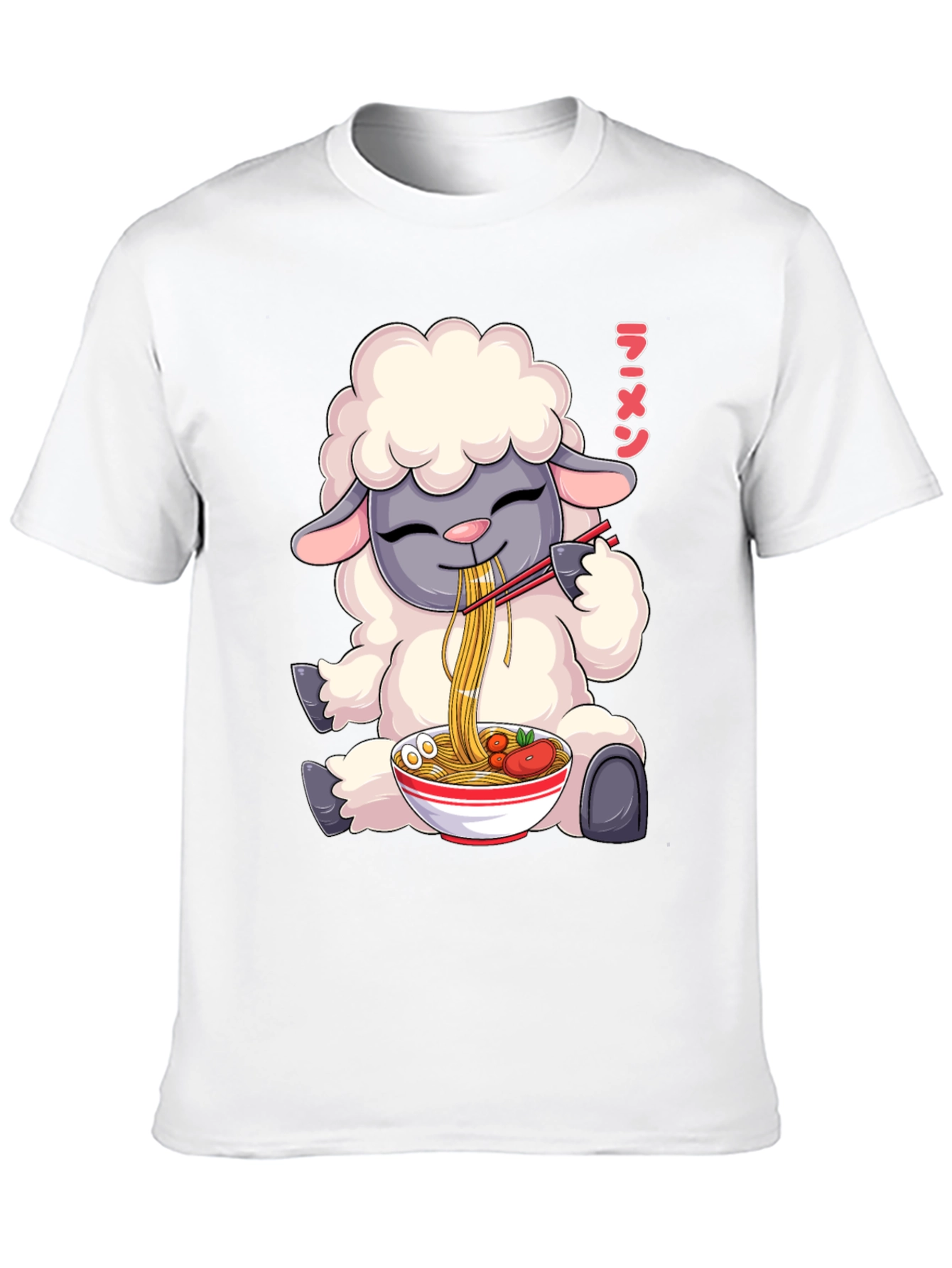 Ramen Loving Sheep T-Shirt