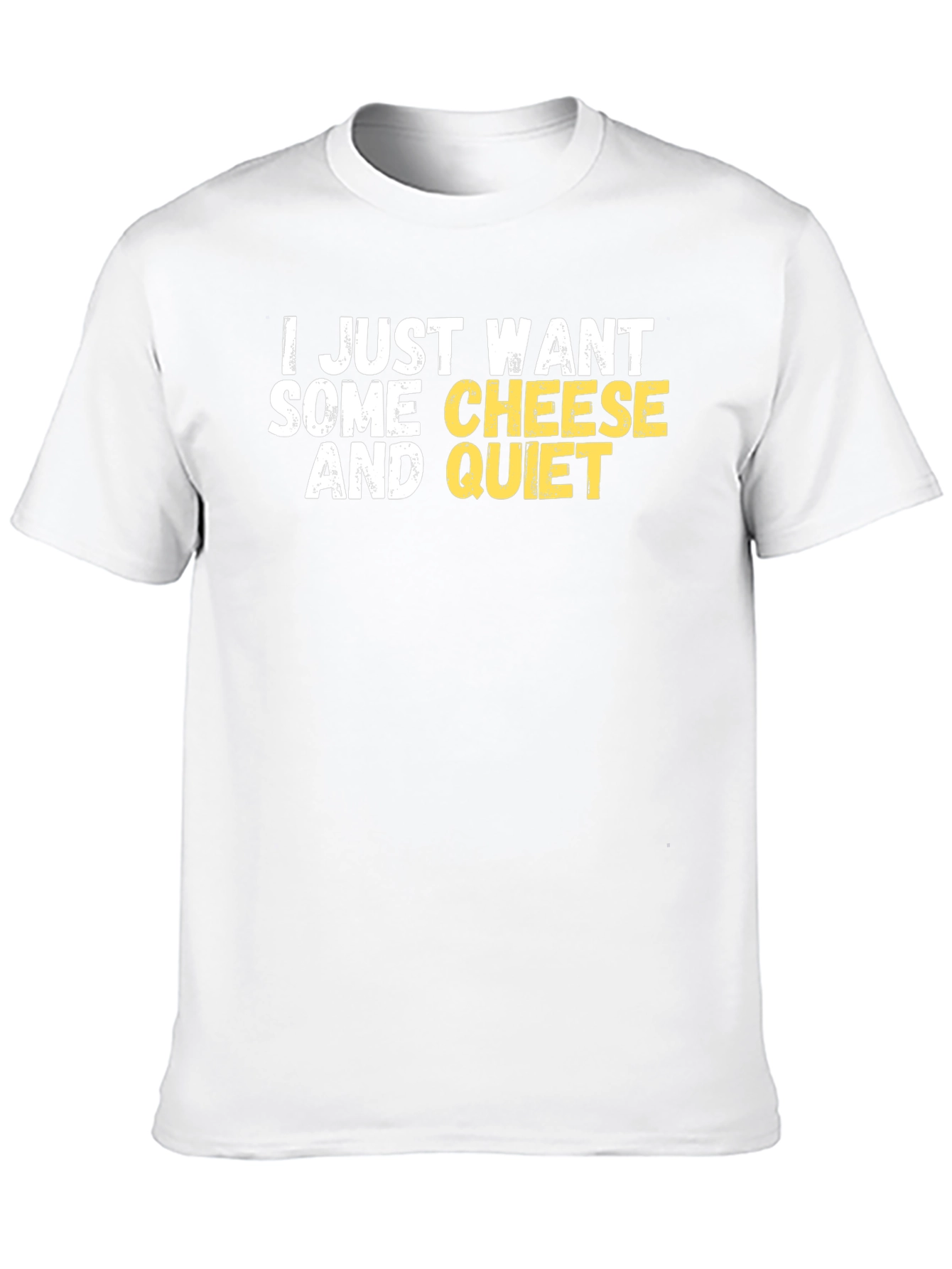 Cheese and Quiet Black T-Shirt