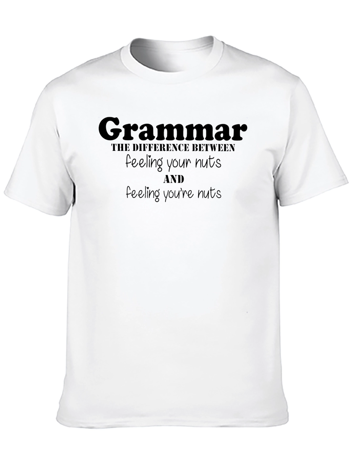 Grammar Humor Graphic T-Shirt