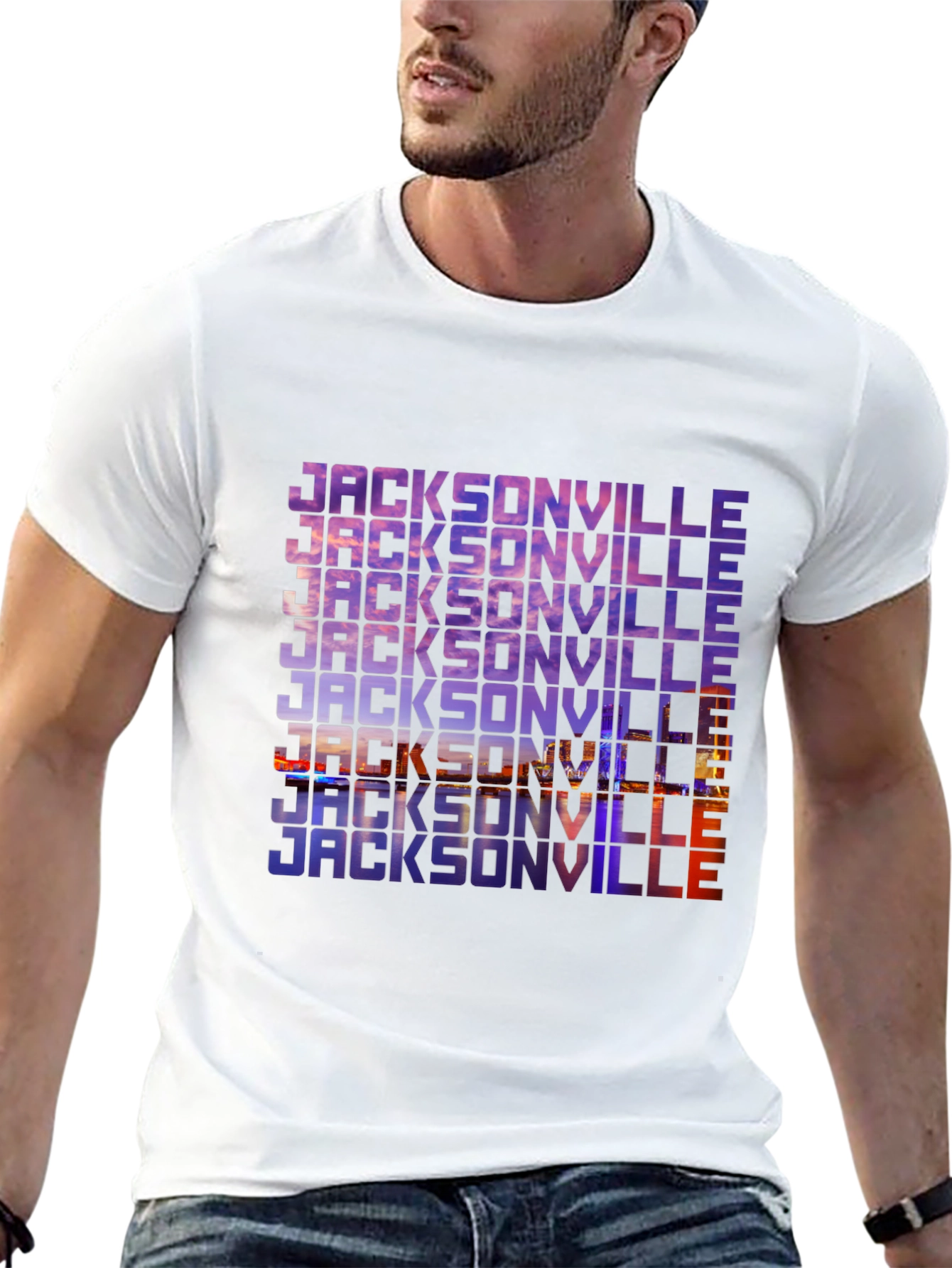 Jacksonville Skyline Graphic Tee