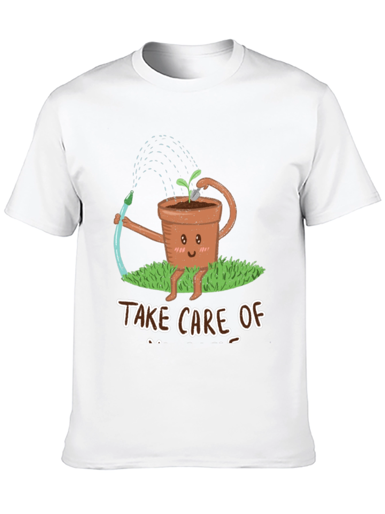Take Care of Yourself Plant Graphic T-Shirt
