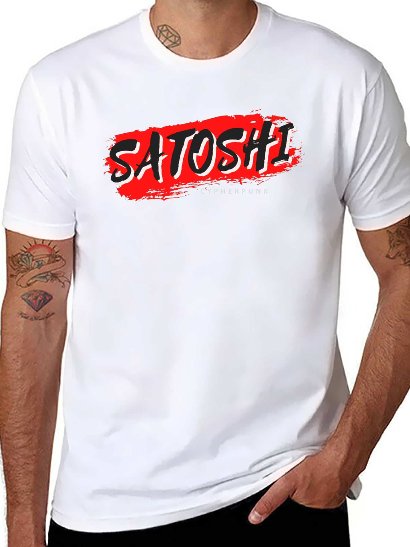Satoshi Cypherpunk Graphic Tee - Bitcoin Crypto T-Shirt