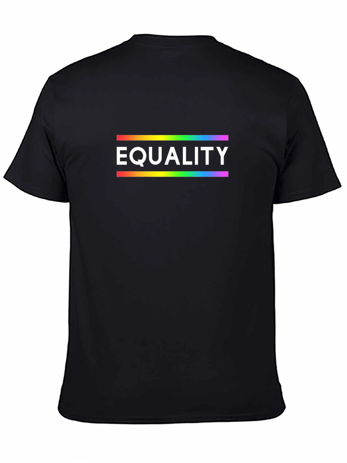 Equality Rainbow Pride T-Shirt - Black
