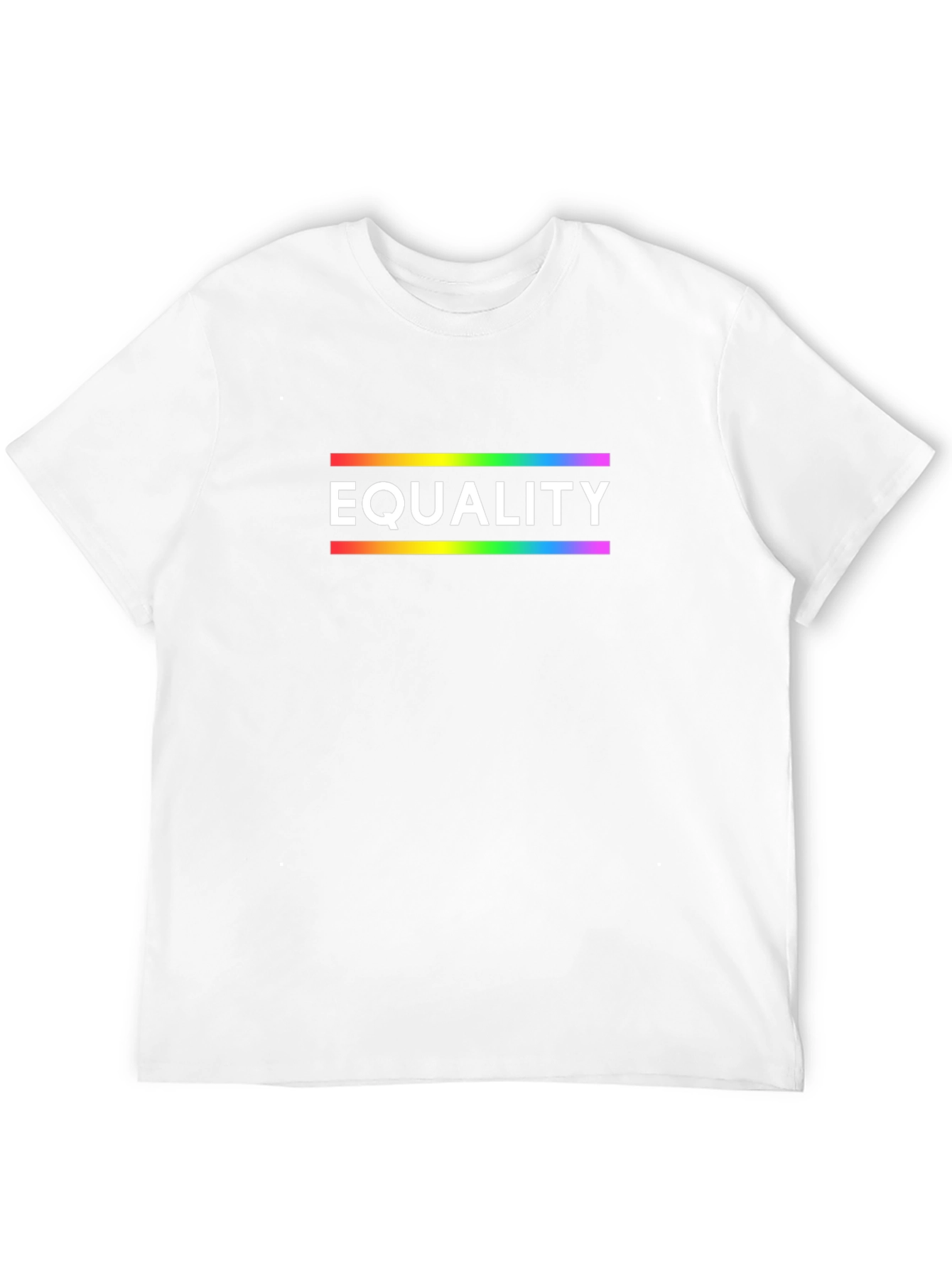 Equality Rainbow Pride T-Shirt - Black