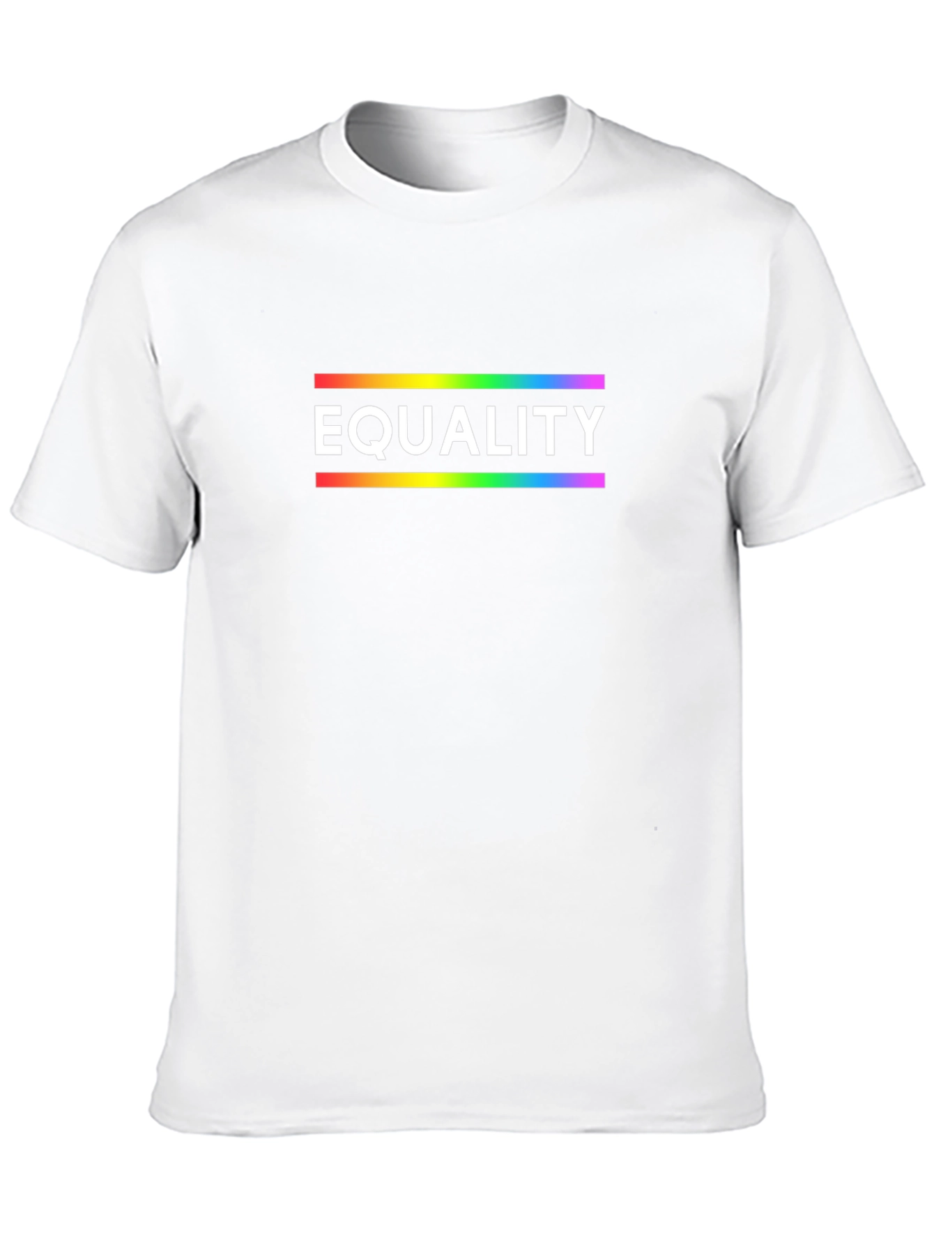 Equality Rainbow Pride T-Shirt - Black