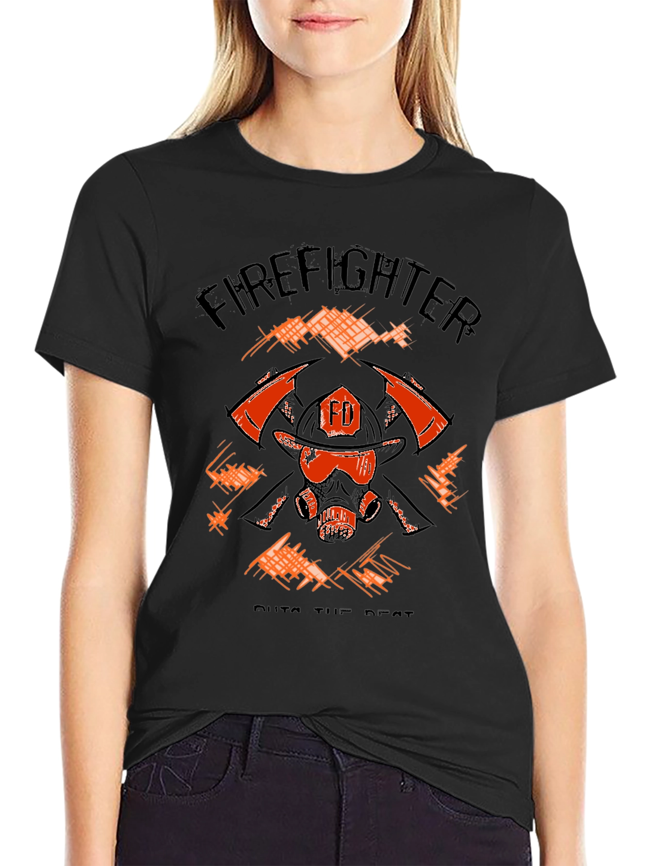 Firefighter Graphic Tee - Puts the Heat
