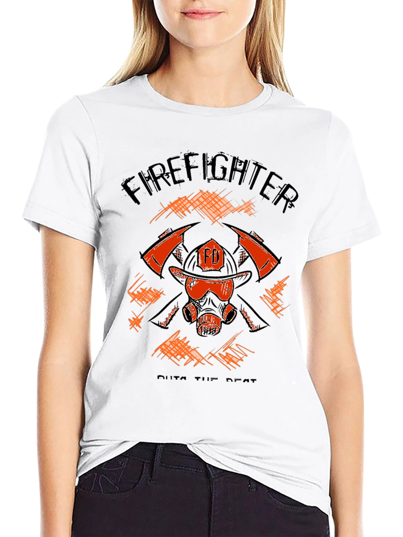 Firefighter Graphic Tee - Puts the Heat